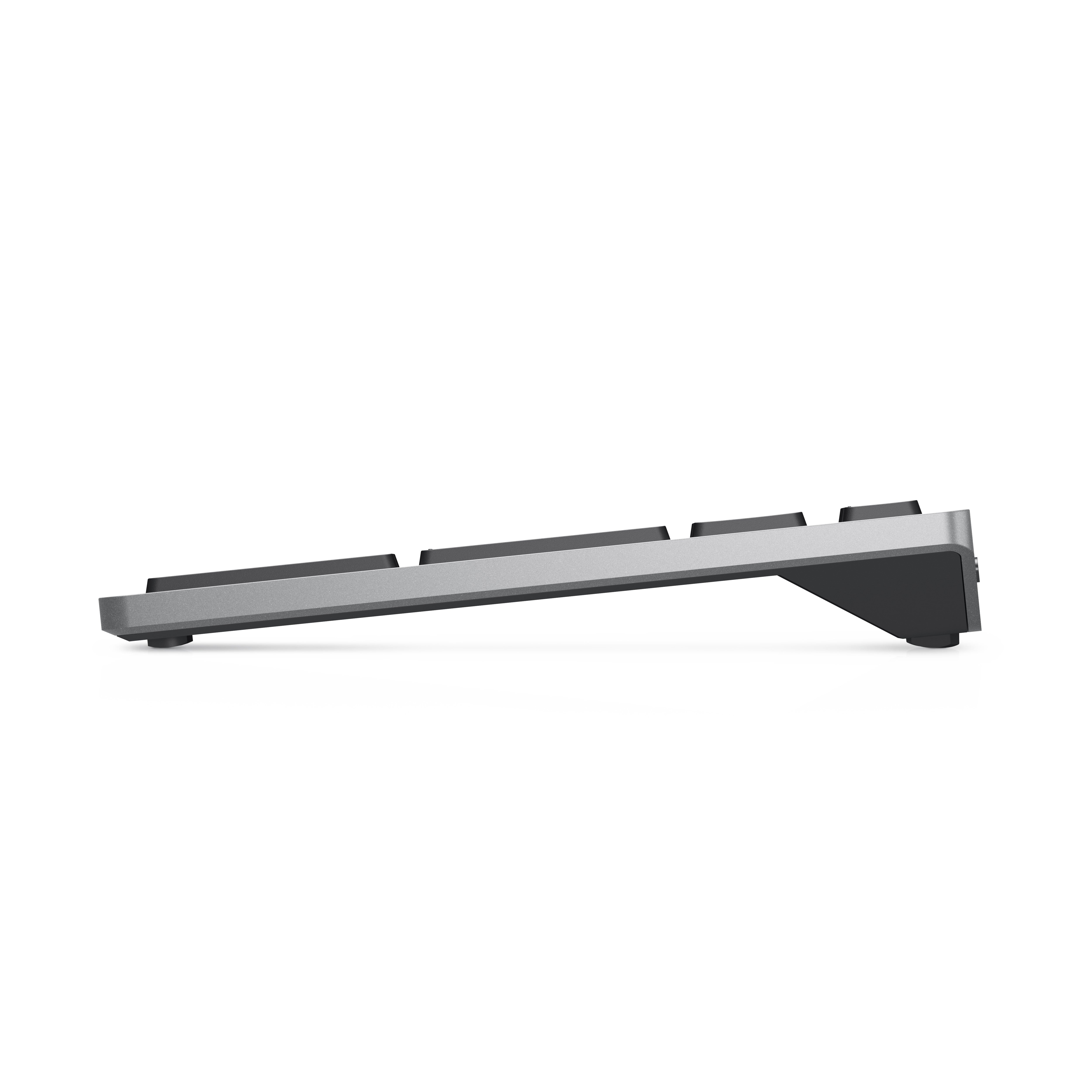 DELL KM7321W clavier Souris incluse Bureau RF sans fil + Bluetooth QWERTY US International Gris, Titane