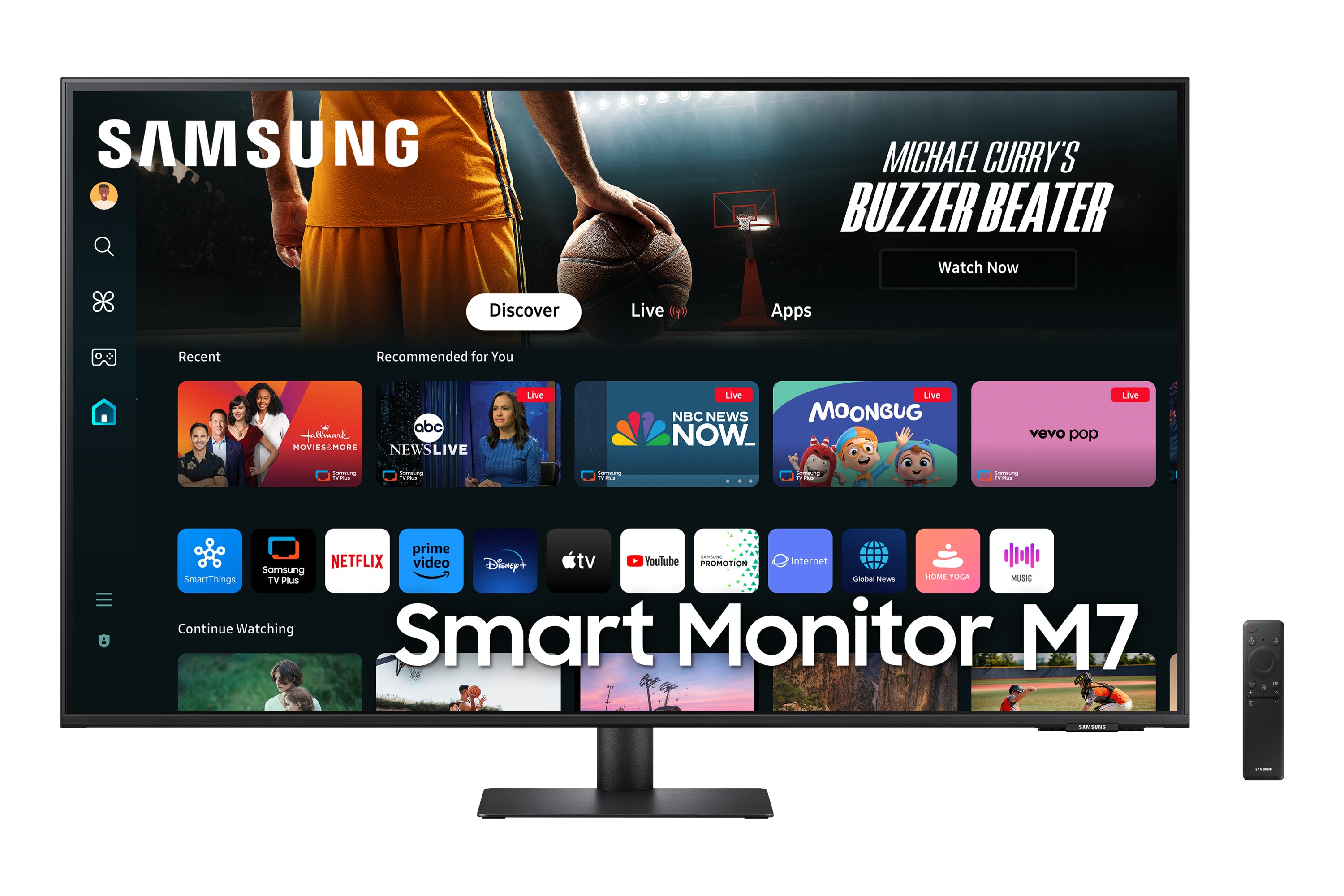 Samsung M70D écran plat de PC 109,2 cm (43") 3840 x 2160 pixels 4K Ultra HD LCD Noir