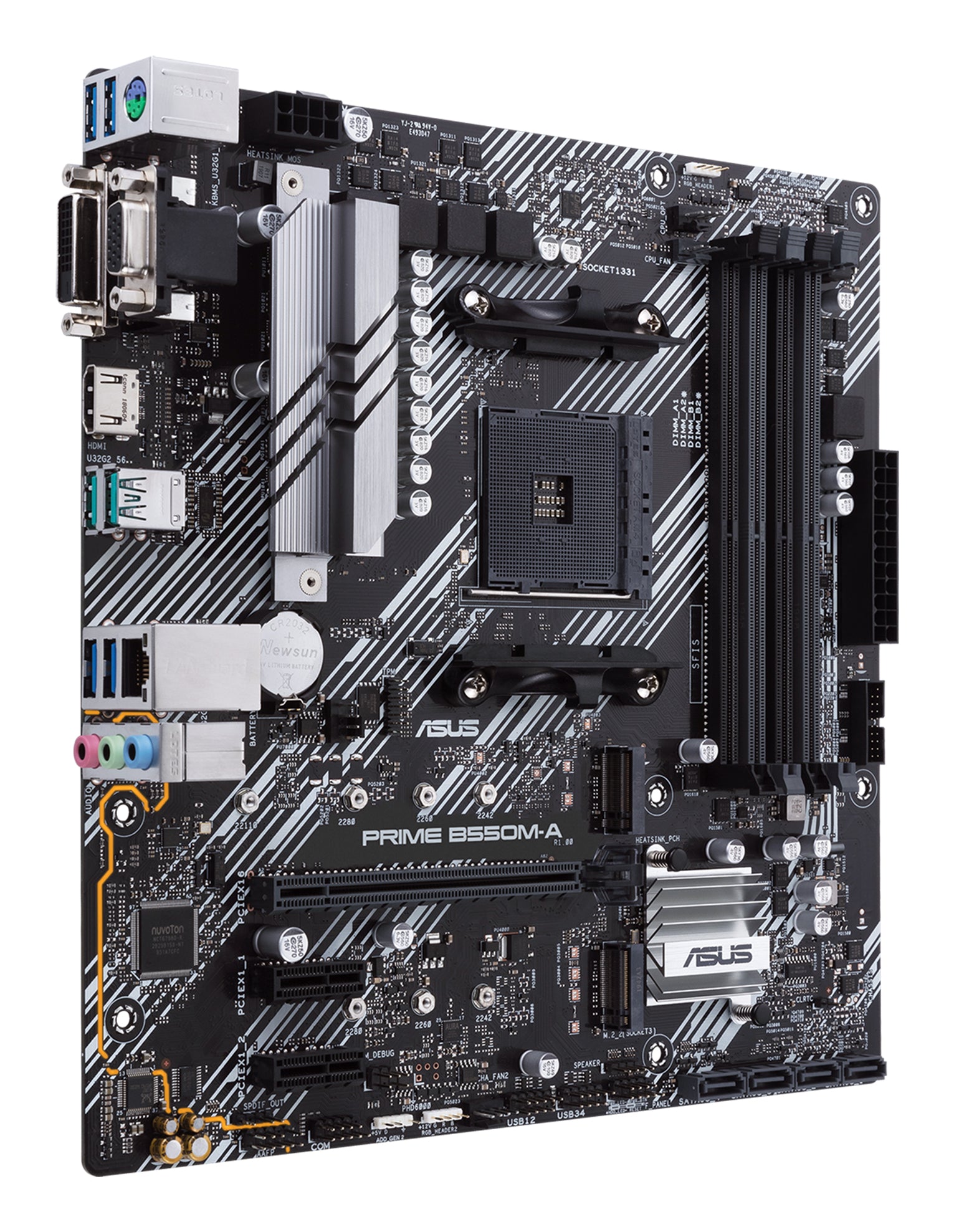 ASUS PRIME B550M-A AMD B550 Emplacement AM4 micro ATX
