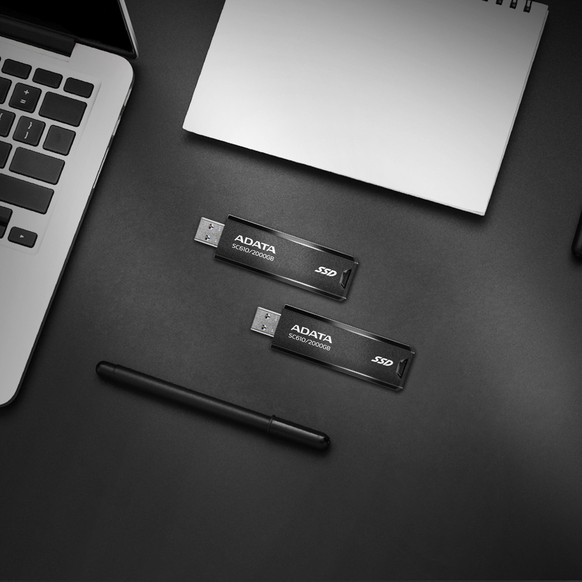 ADATA SC610 lecteur USB flash 1 To USB Type-A 3.2 Gen 2 (3.1 Gen 2) Noir