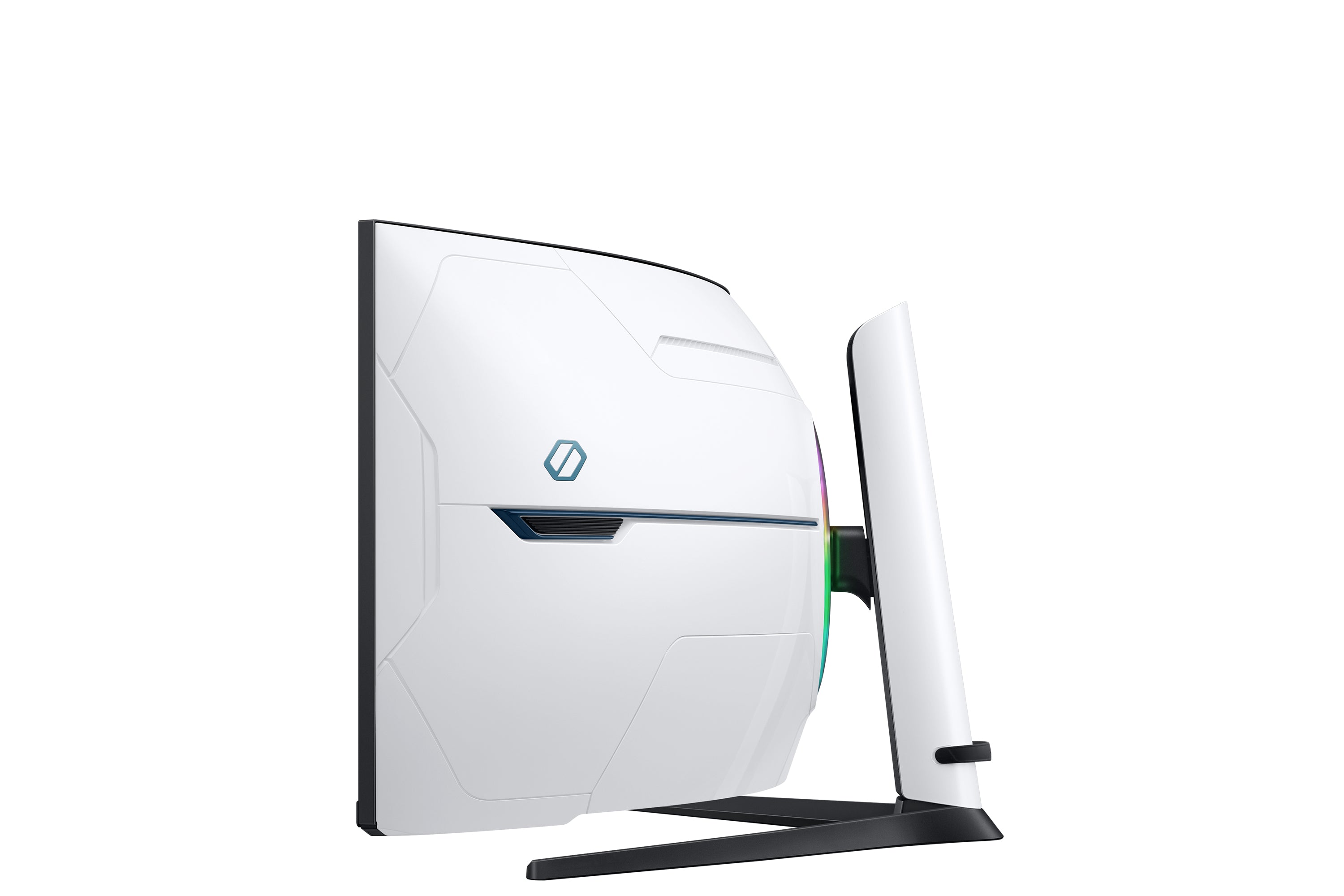 Samsung G95NC LED display 144,8 cm (57") 7680 x 2160 pixels Dual UHD QLED Blanc