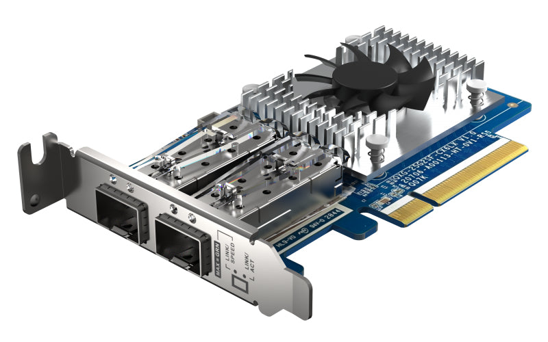 QNAP QXG-25G2SF-CX6 carte réseau Interne Fibre 25000 Mbit/s