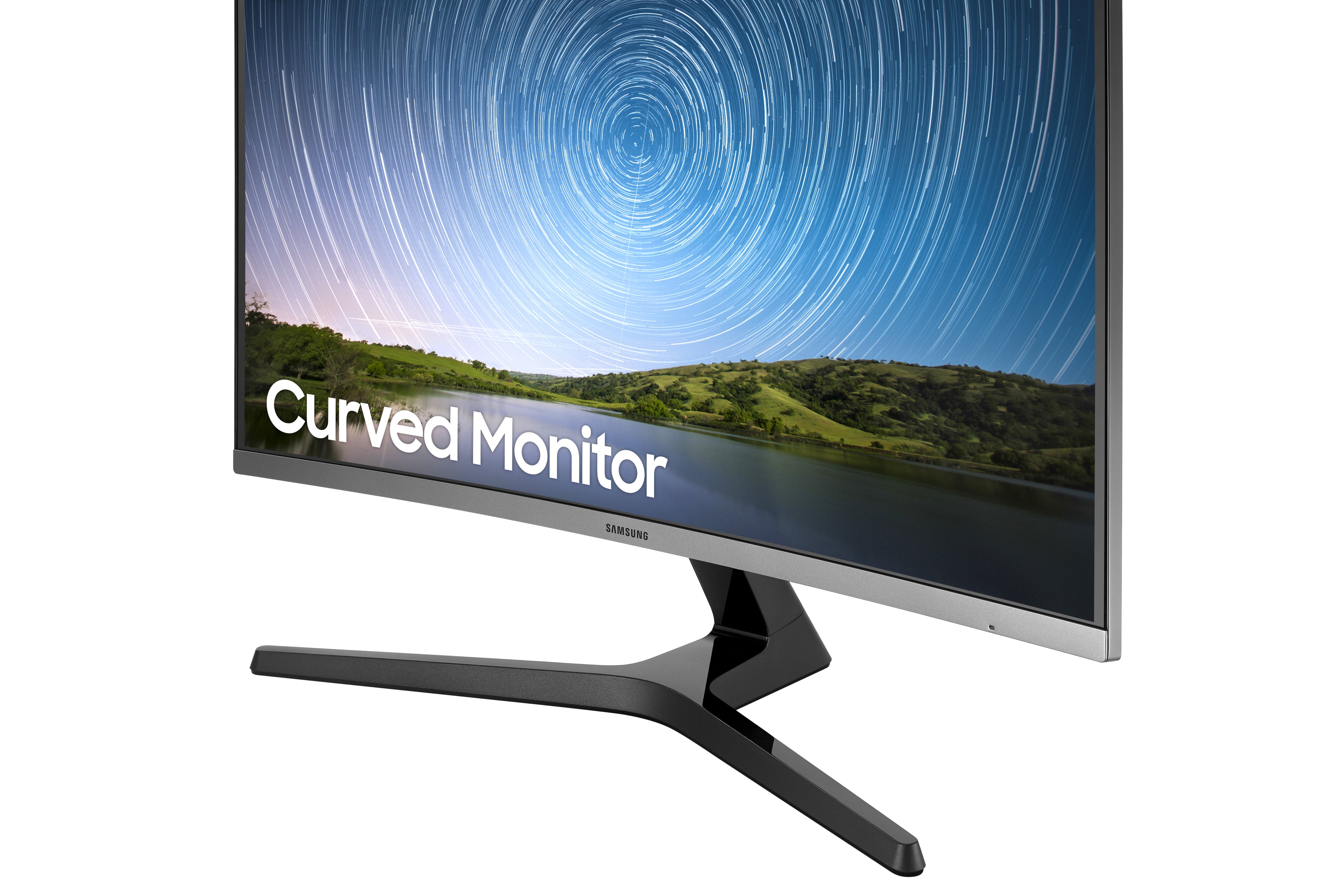 Samsung CR50 écran plat de PC 68,6 cm (27") 1920 x 1080 pixels Full HD LED Bleu, Gris