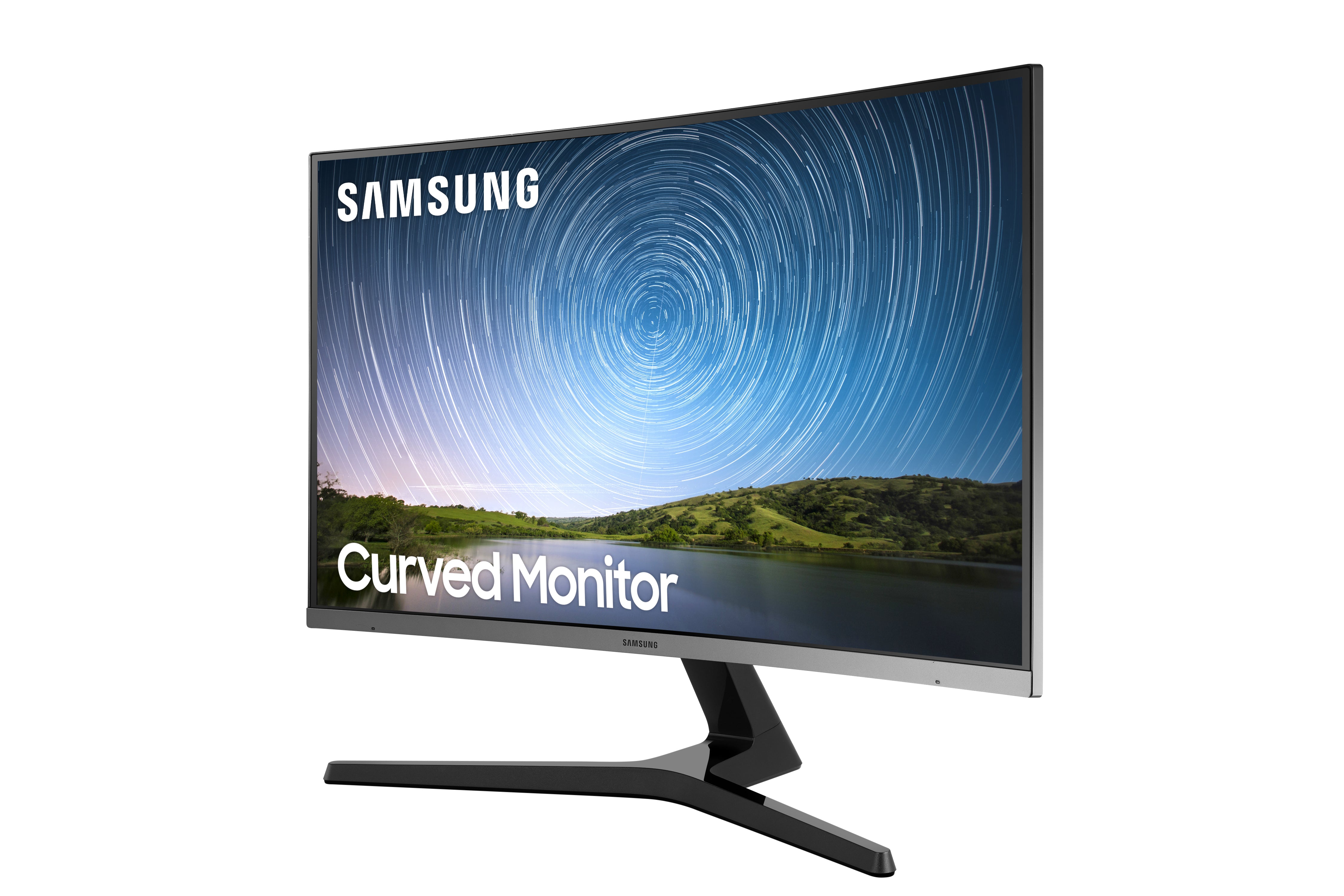 Samsung CR50 écran plat de PC 68,6 cm (27") 1920 x 1080 pixels Full HD LED Bleu, Gris