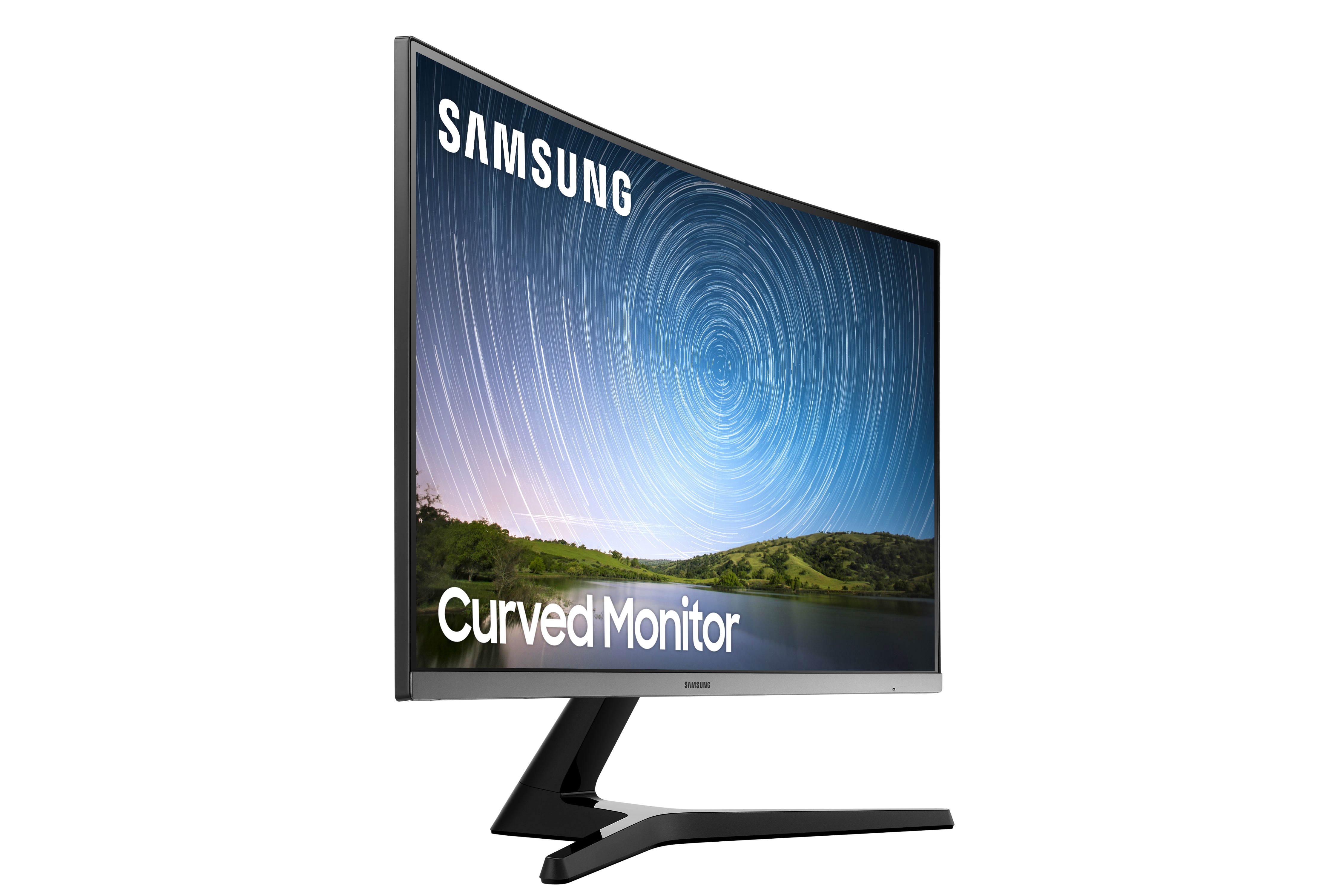 Samsung CR50 écran plat de PC 68,6 cm (27") 1920 x 1080 pixels Full HD LED Bleu, Gris