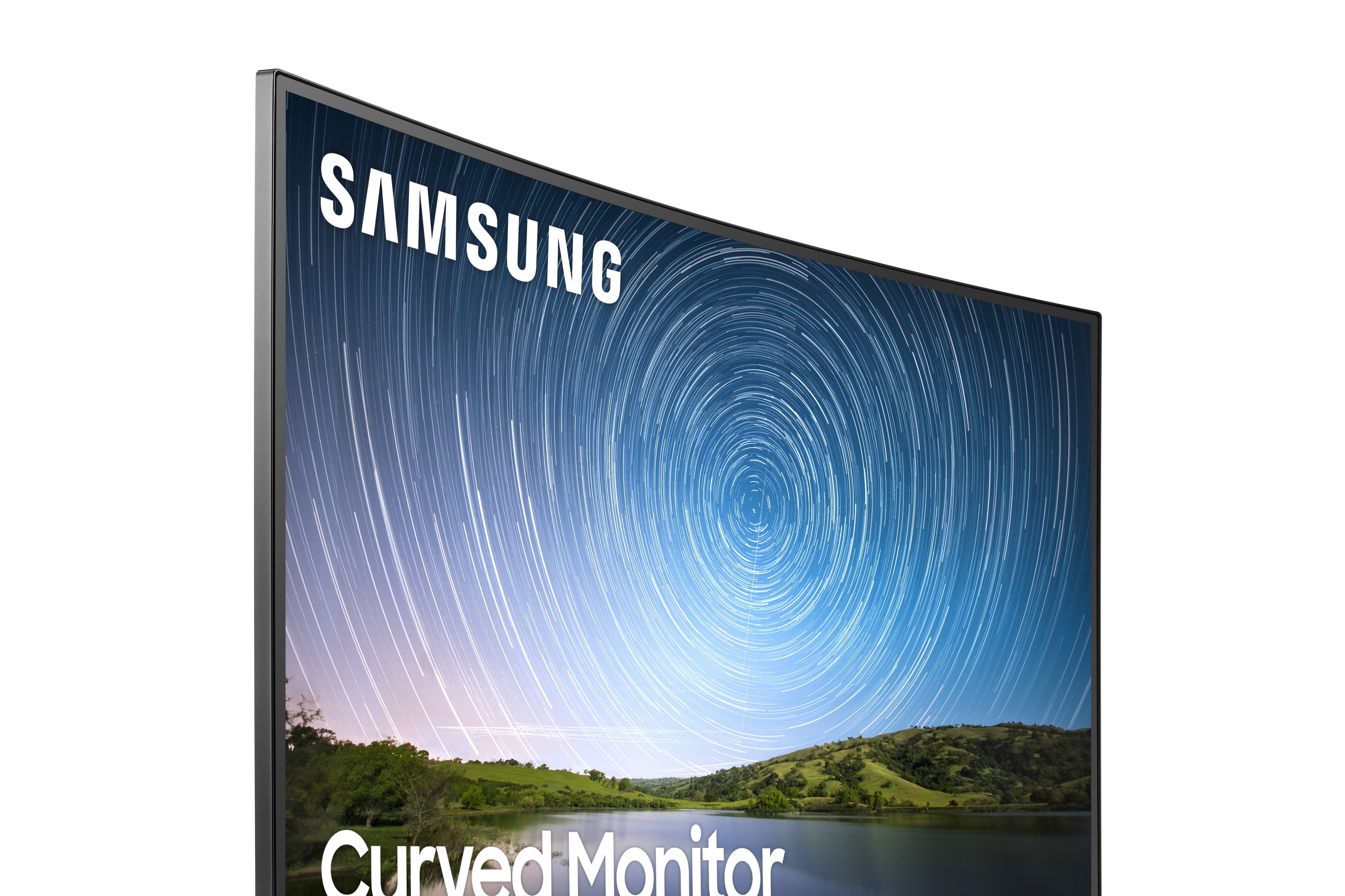 Samsung CR50 écran plat de PC 68,6 cm (27") 1920 x 1080 pixels Full HD LED Bleu, Gris