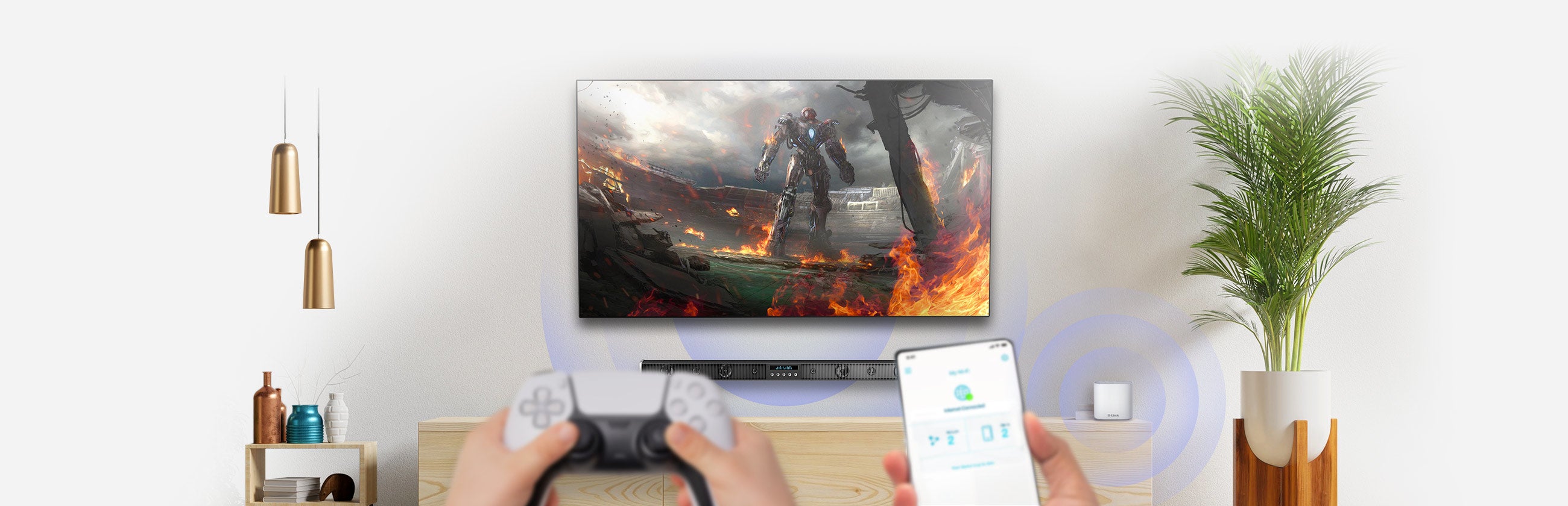 D-Link Système Wi‑Fi 6 domestique complet bibande COVR AX1800