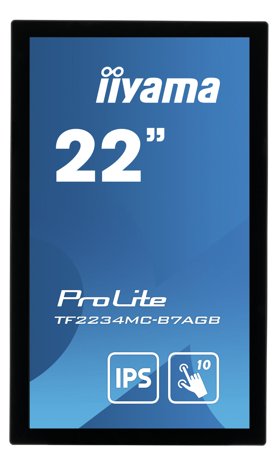 iiyama ProLite TF2234MC-B7AGB écran plat de PC 54,6 cm (21.5") 1920 x 1080 pixels Full HD LED Écran tactile Multi-utilisateur Noir