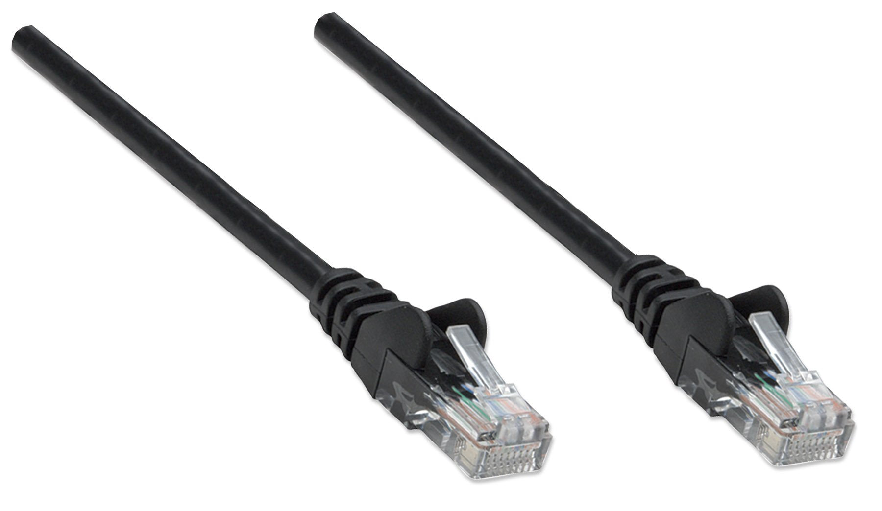 Intellinet 320740 câble de réseau Noir 1 m Cat5e U/UTP (UTP)