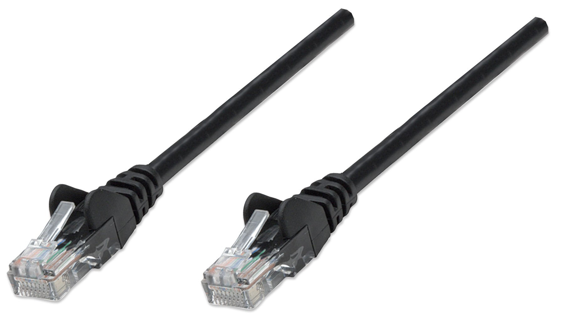 Intellinet 320740 câble de réseau Noir 1 m Cat5e U/UTP (UTP)
