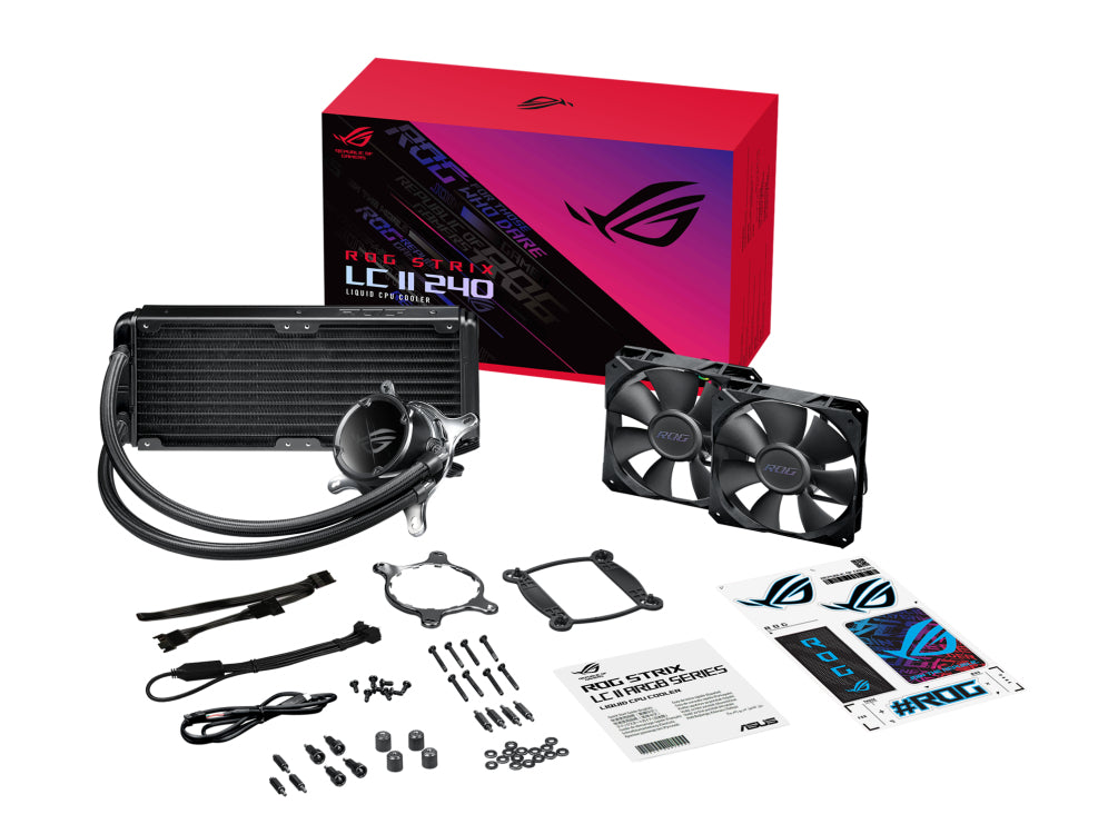 ASUS ROG STRIX LC II 240 Processeur Refroidisseur de liquide tout-en-un 12 cm Noir
