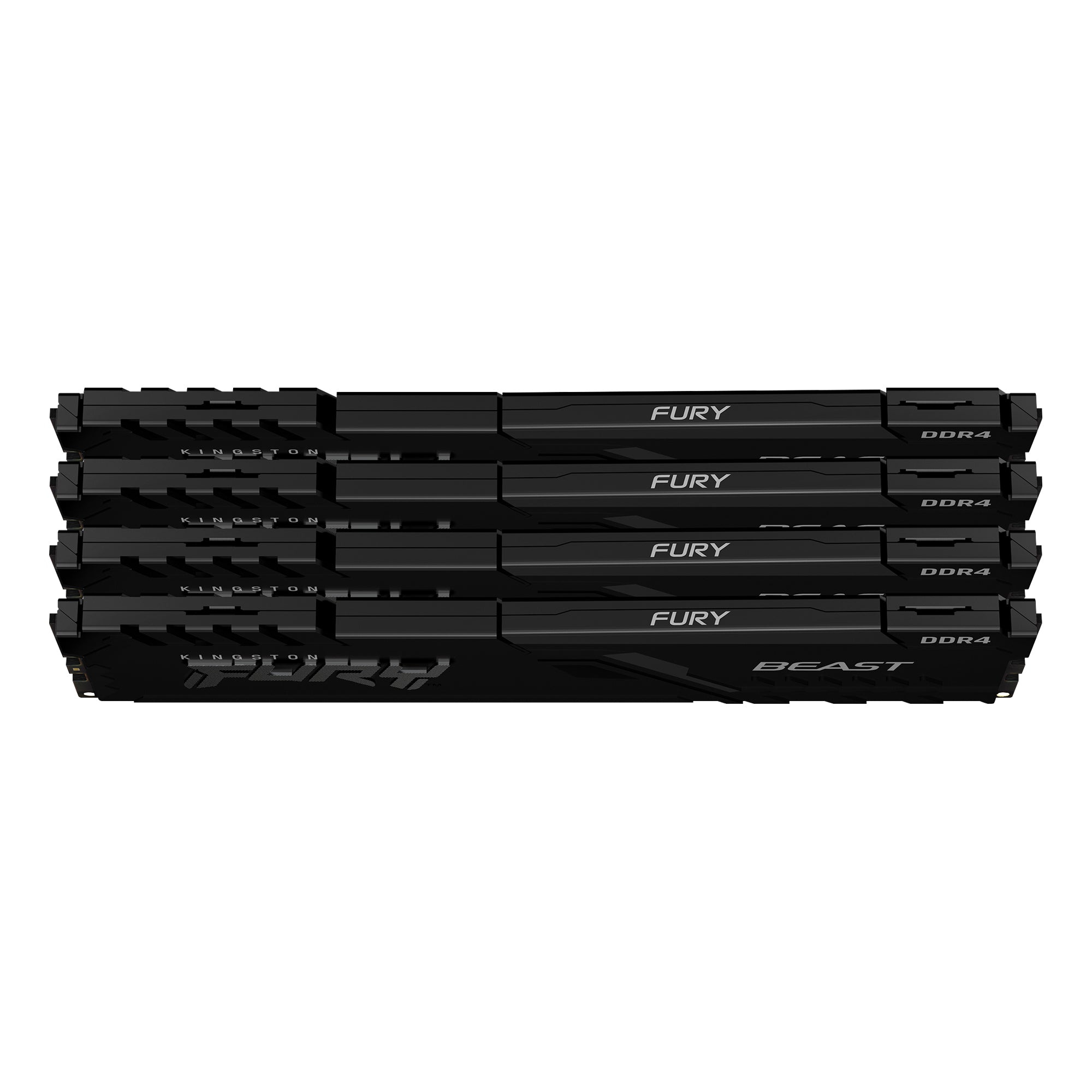 Kingston Technology FURY Beast 128Go 3200MT/s DDR4 CL16 DIMM (Kit de 4) Black