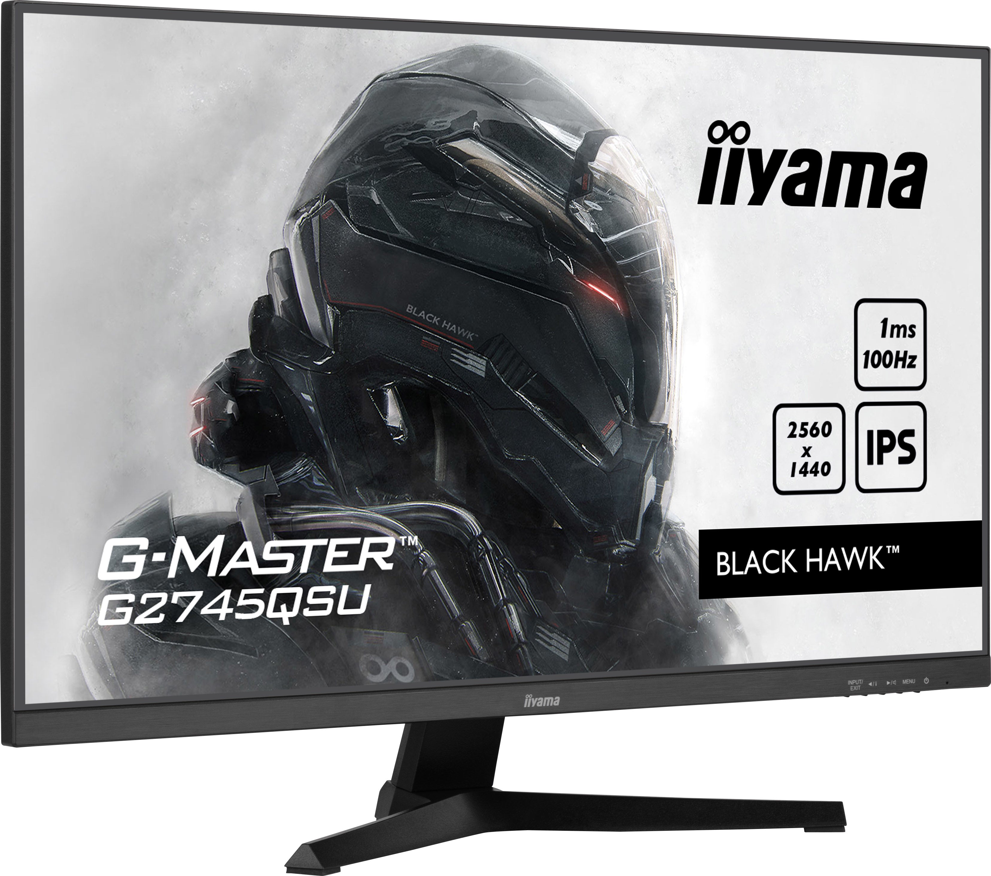 iiyama G-MASTER G2745QSU-B1 écran plat de PC 68,6 cm (27") 2560 x 1440 pixels Dual WQHD LED Noir