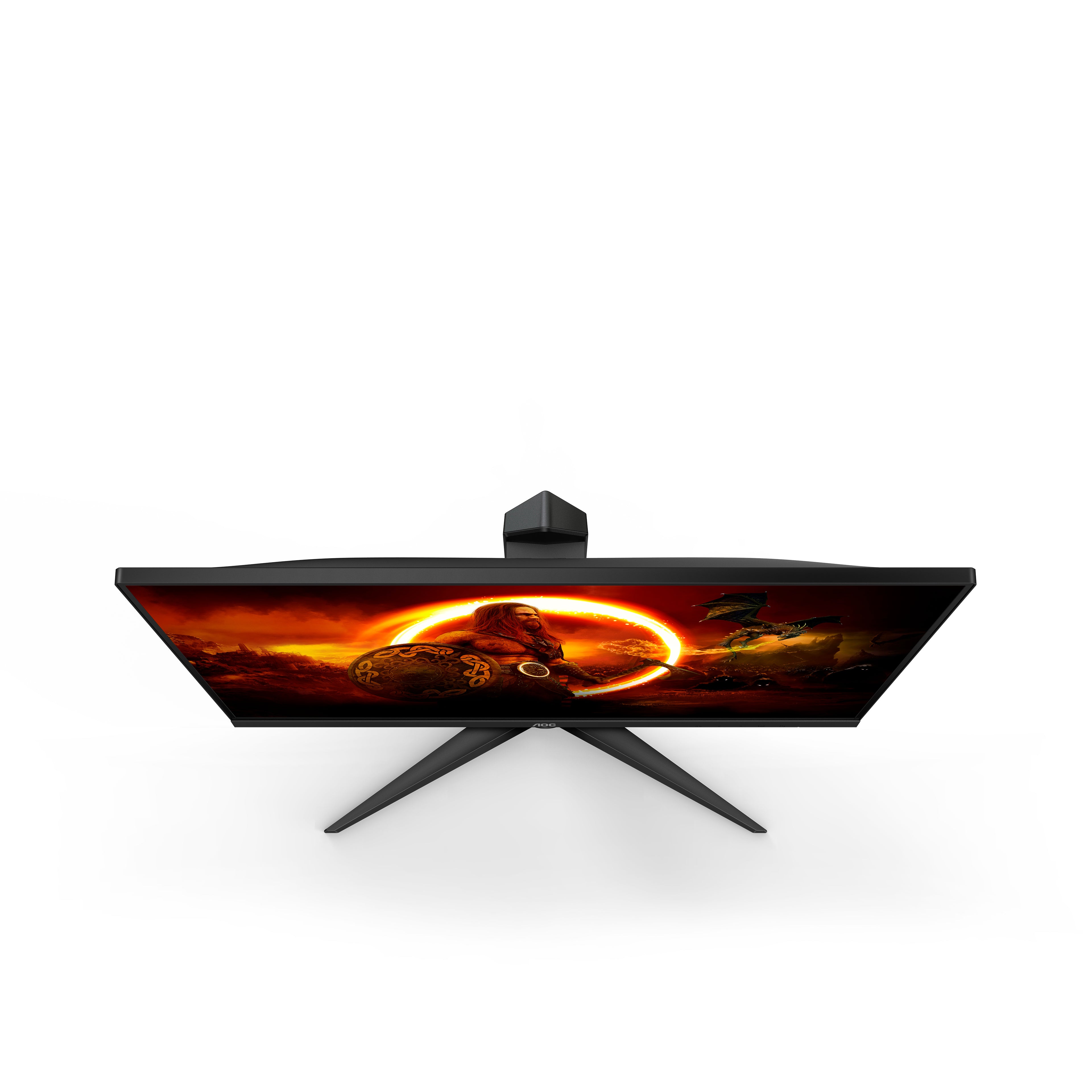 AOC G2 Q24G2A/BK LED display 60,5 cm (23.8") 2560 x 1440 pixels Quad HD LCD Noir, Rouge