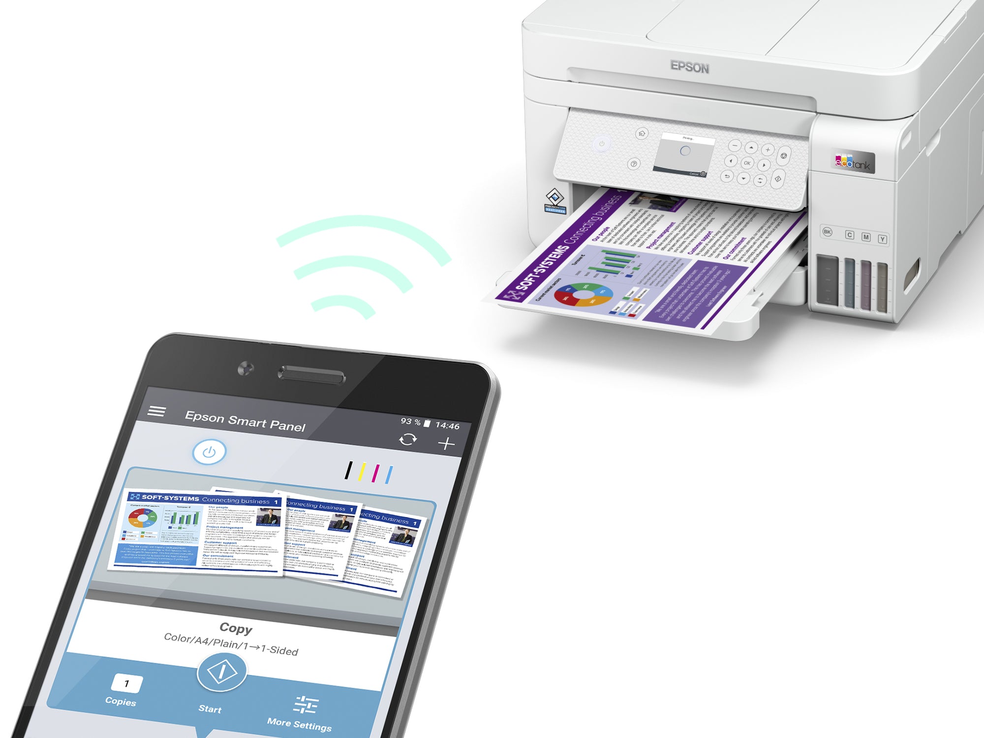 Epson EcoTank L6276 Jet d'encre A4 4800 x 1200 DPI 33 ppm Wifi