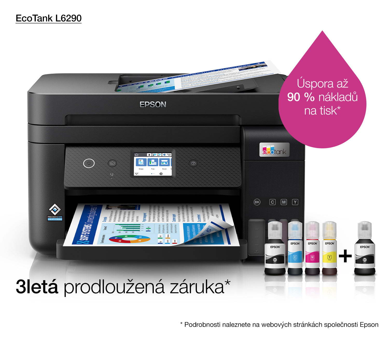 Epson EcoTank L6290 Jet d'encre A4 4800 x 1200 DPI 33 ppm Wifi