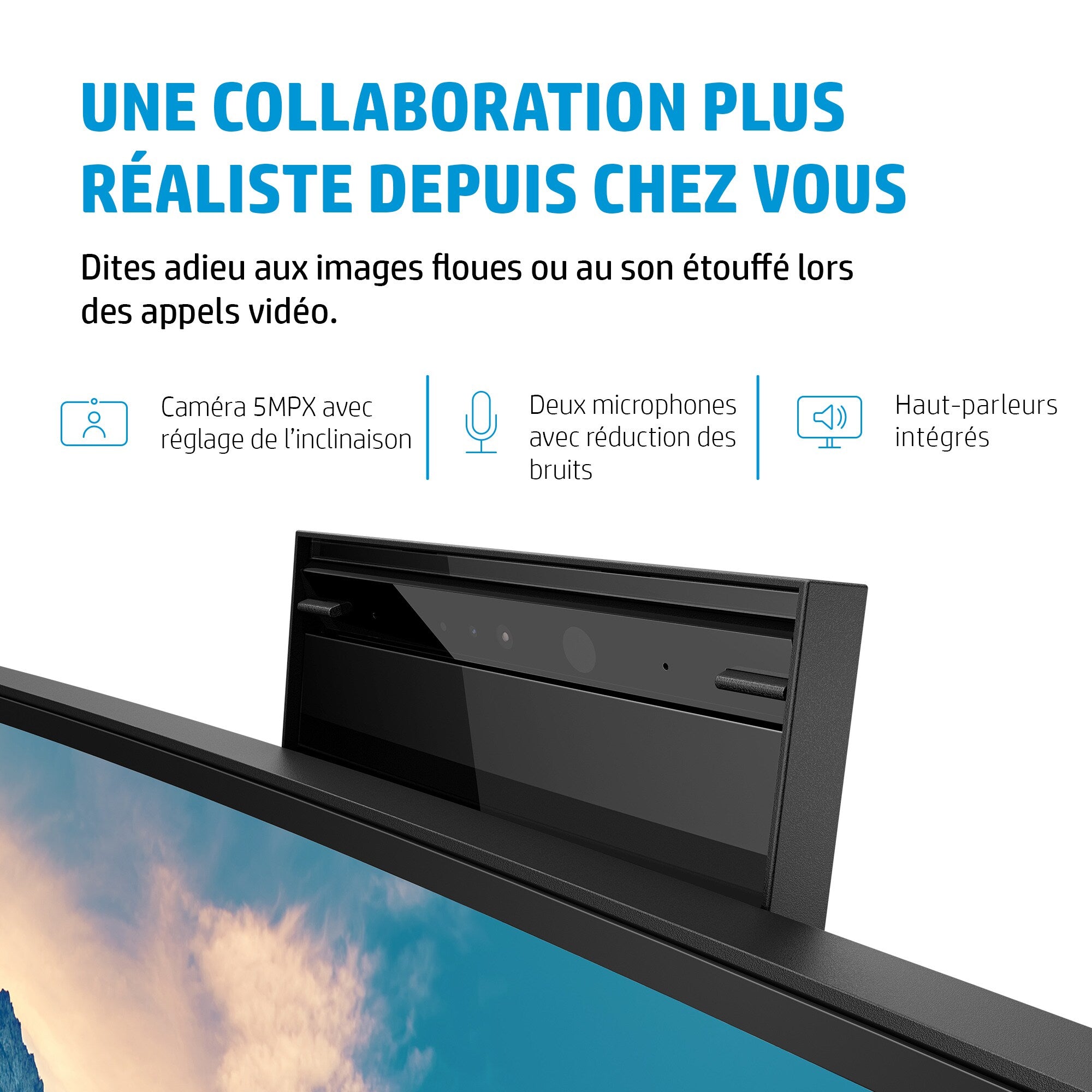 HP Écran de conférence E34m G4 WQHD Incurvé Port USB-C
