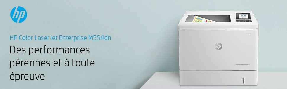 HP Color LaserJet Enterprise Imprimante M554dn, Imprimer, Impression USB en façade; Impression recto-verso