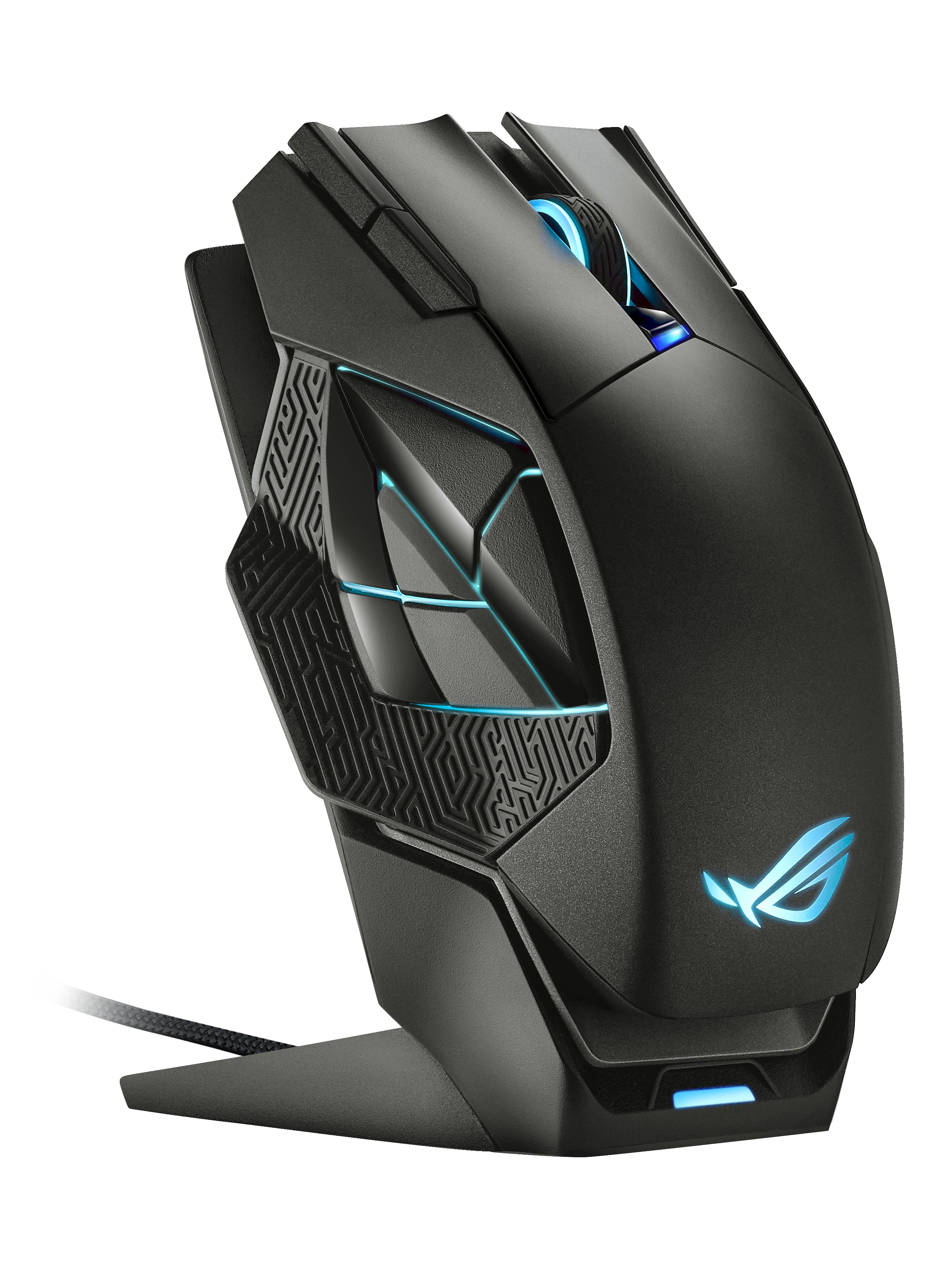 ASUS ROG Spatha X souris Gaming Droitier RF Wireless + USB Type-C Optique 19000 DPI