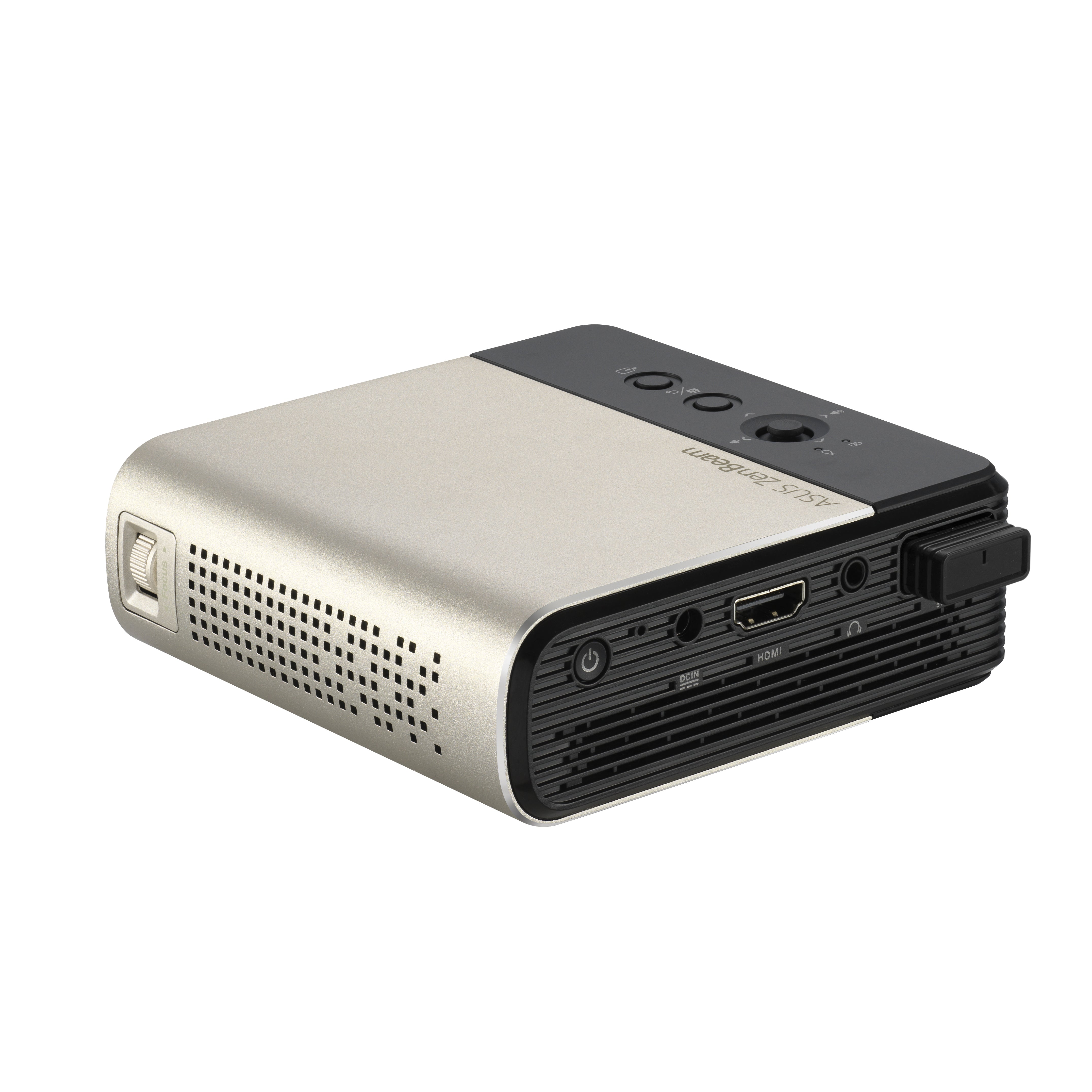 ASUS ZenBeam E2 Projecteur à focale standard 300 ANSI lumens DLP WVGA (854x480) Noir, Or