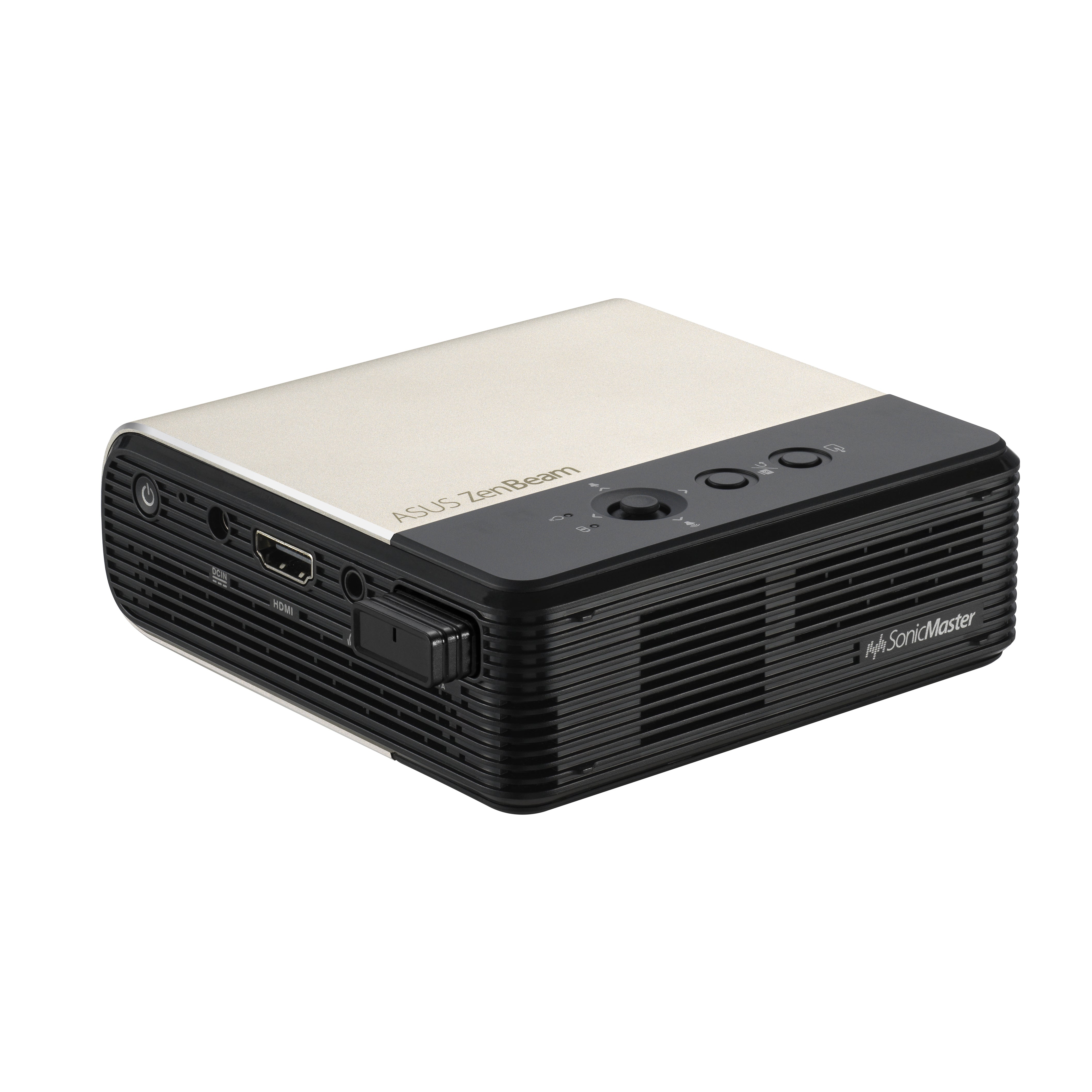 ASUS ZenBeam E2 Projecteur à focale standard 300 ANSI lumens DLP WVGA (854x480) Noir, Or