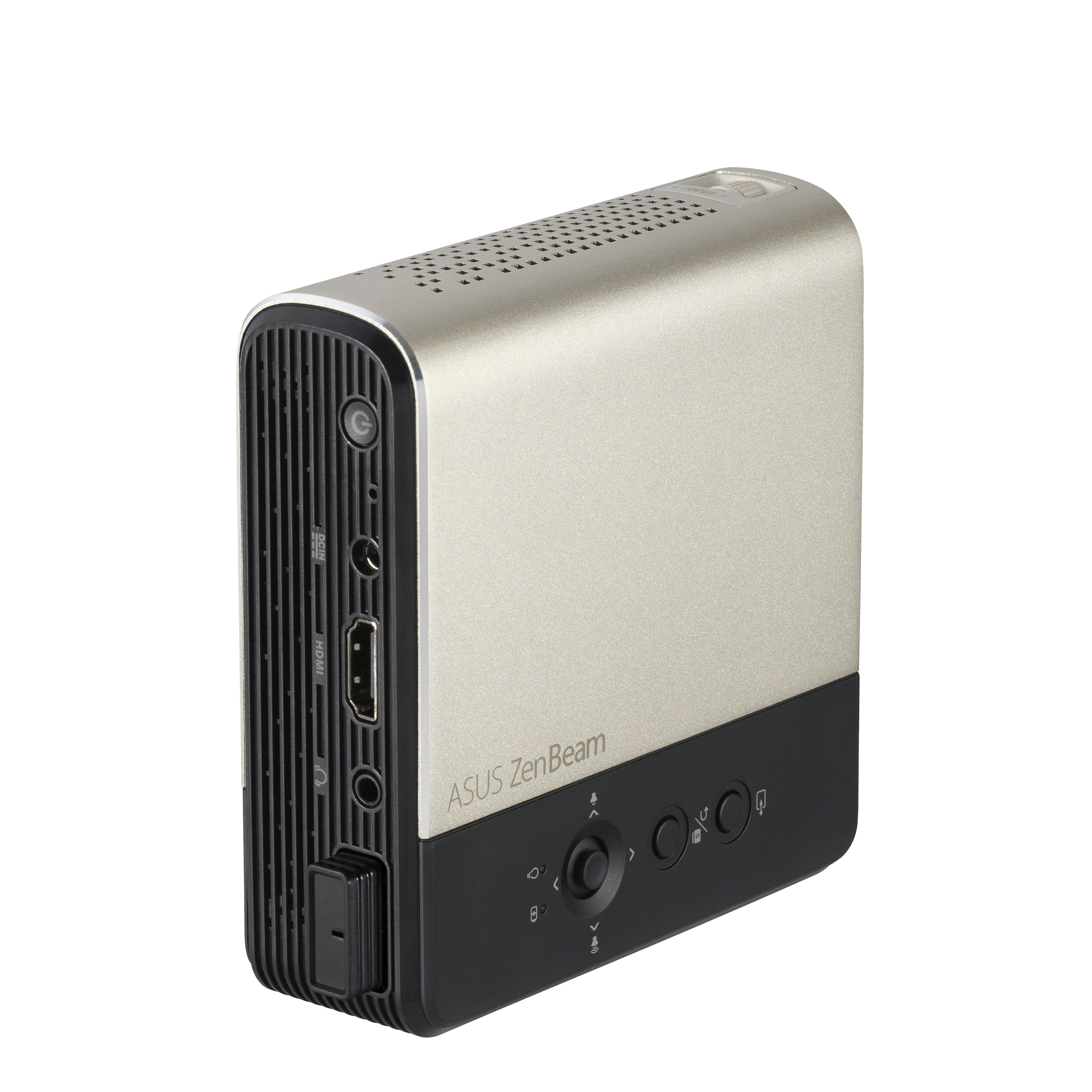 ASUS ZenBeam E2 Projecteur à focale standard 300 ANSI lumens DLP WVGA (854x480) Noir, Or
