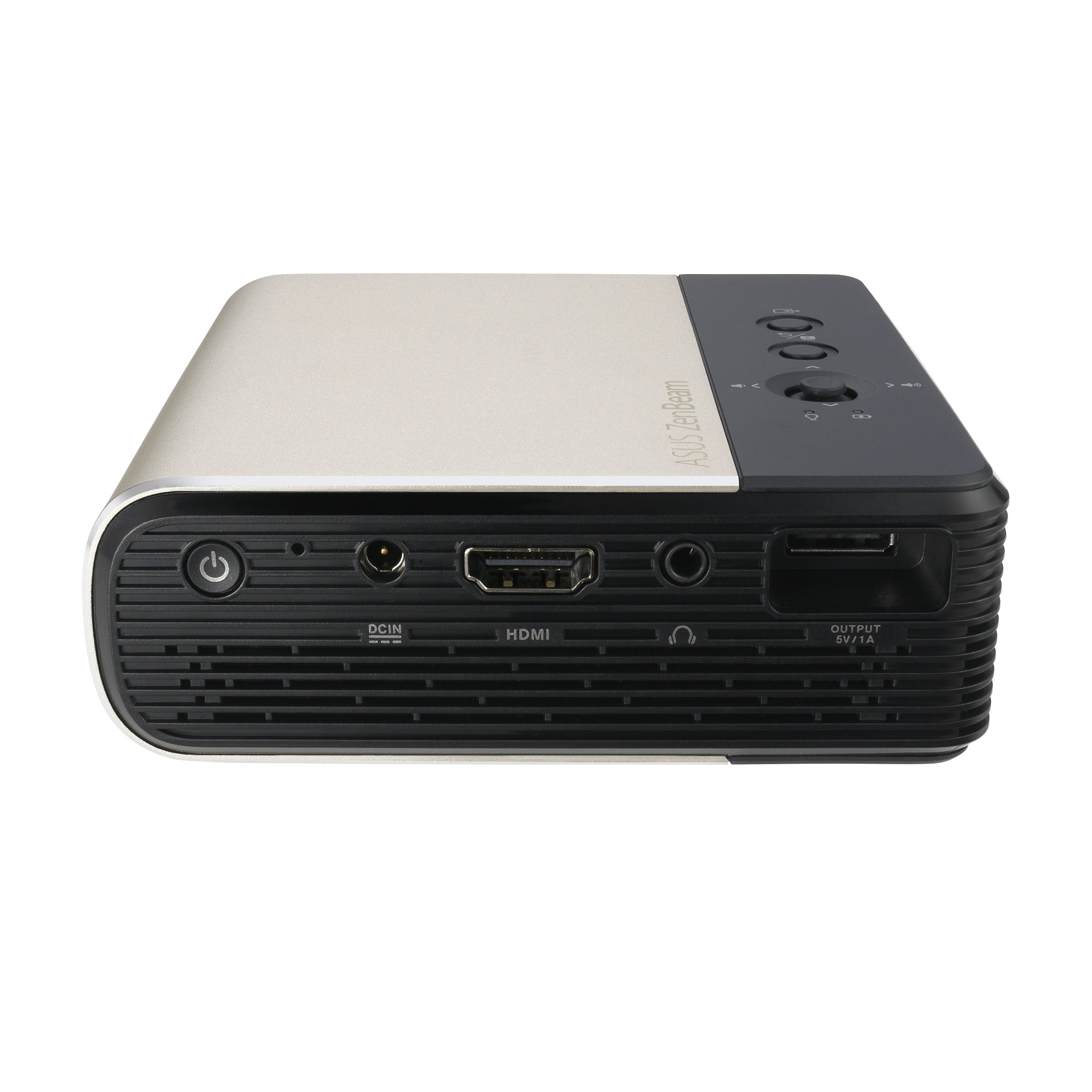 ASUS ZenBeam E2 Projecteur à focale standard 300 ANSI lumens DLP WVGA (854x480) Noir, Or