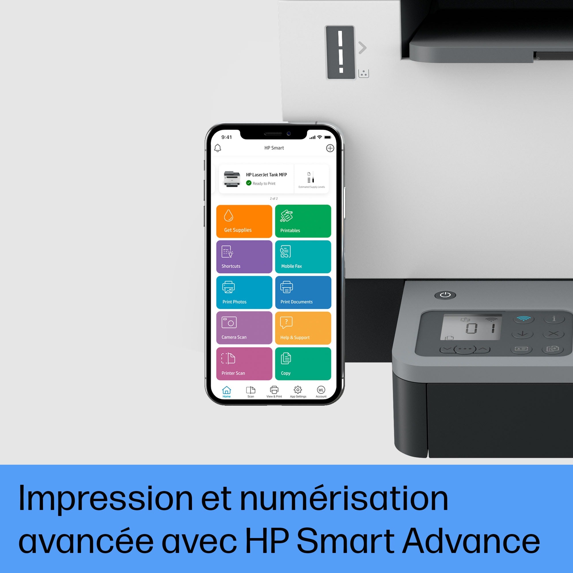 HP LaserJet Imprimante Tank MFP 2604sdw