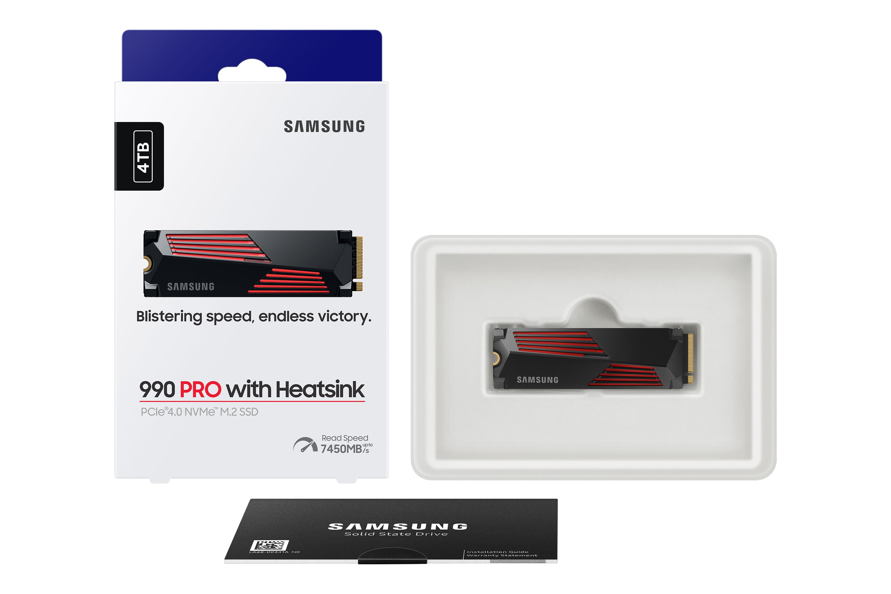 Samsung 990 Pro 4 To M.2 PCI Express 4.0 NVMe V-NAND TLC