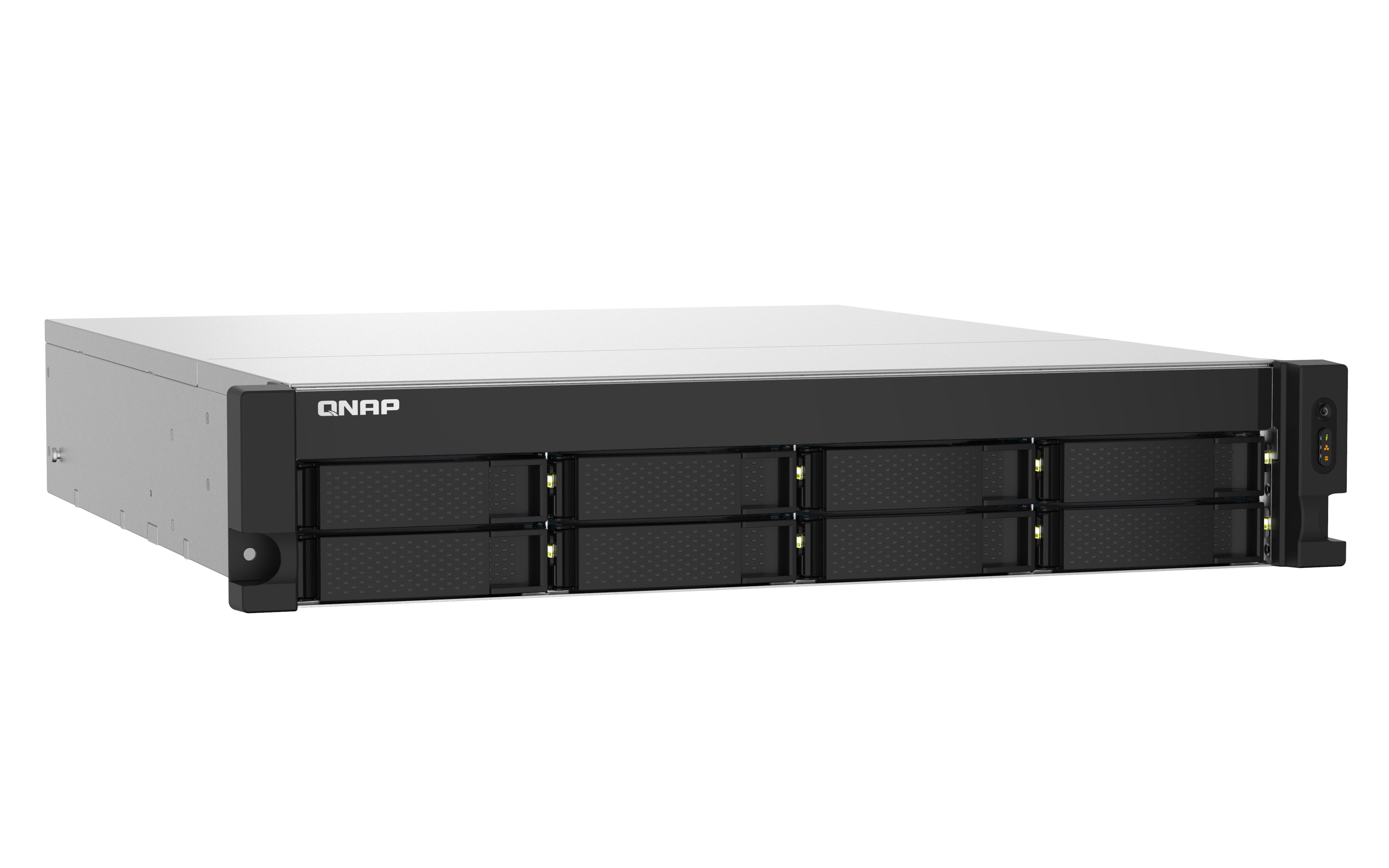 QNAP TS-832PXU NAS Rack (2 U) Annapurna Labs AL324 4 Go DDR4 0 To QNAP Turbo System Aluminium, Noir