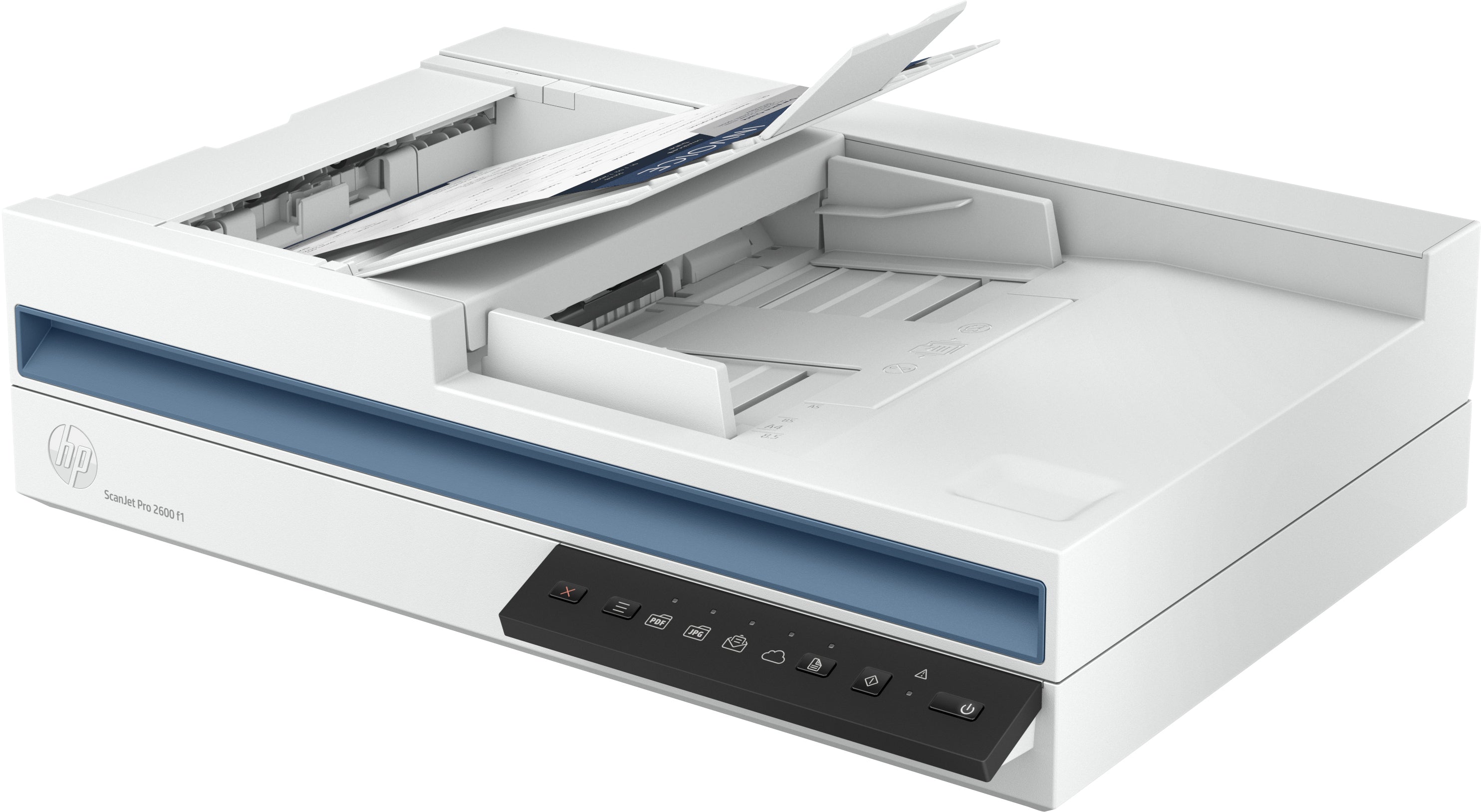 HP Scanjet Pro 2600 f1 Scanner à plat et chargeur automatique 600 x 600 DPI A4 Blanc