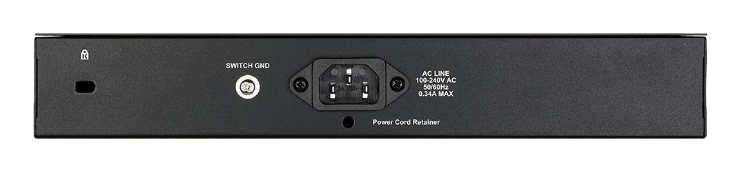 D-Link DGS-1210-08P Géré L2 Gigabit Ethernet (10/100/1000) Connexion Ethernet, supportant l'alimentation via ce port (PoE) Noir