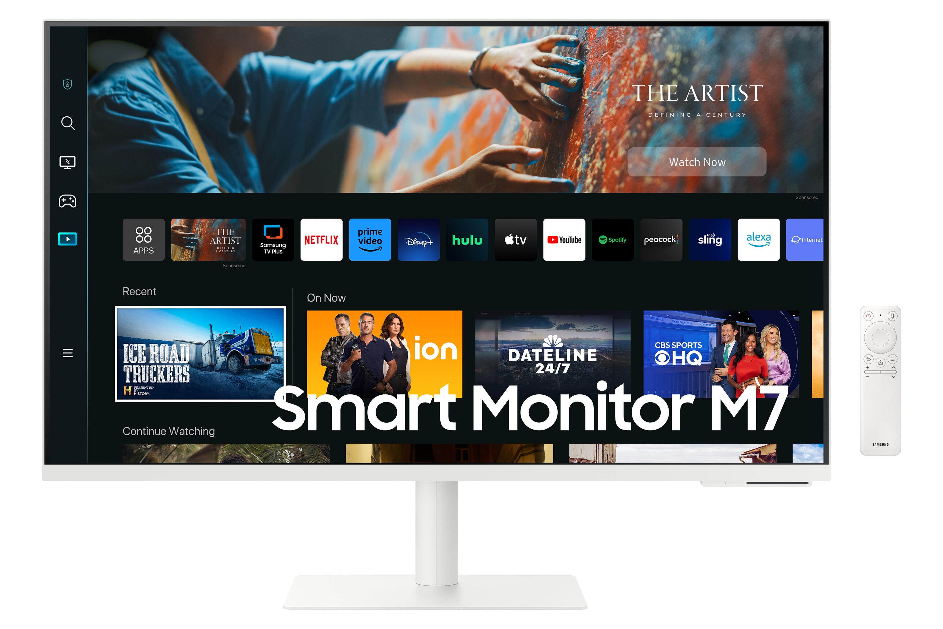 Samsung M70C écran plat de PC 81,3 cm (32") 3840 x 2160 pixels 4K Ultra HD LED Blanc