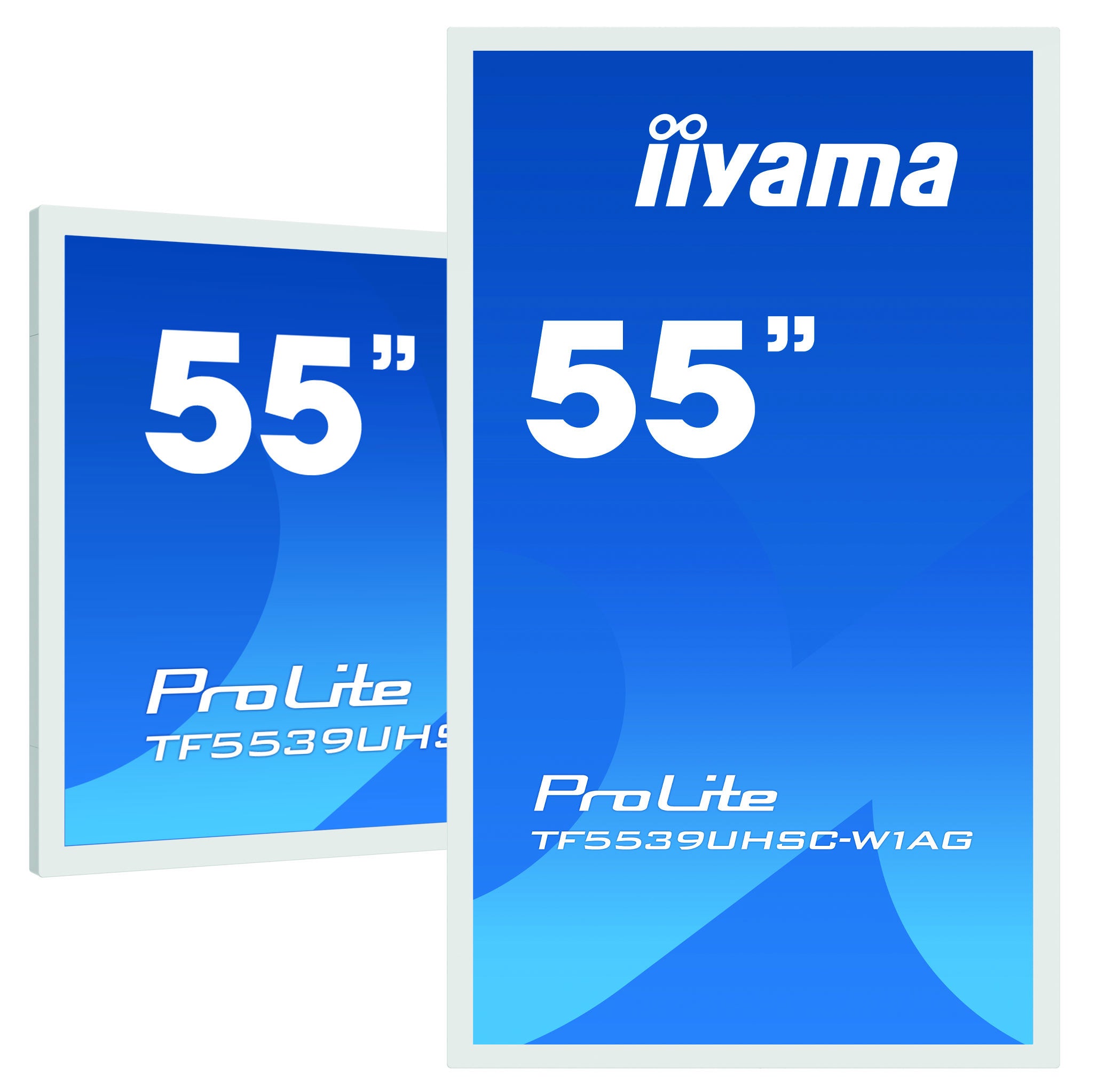 iiyama ProLite TF5539UHSC-W1AG écran plat de PC 139,7 cm (55") 3840 x 2160 pixels 4K Ultra HD LED Écran tactile Multi-utilisateur Blanc