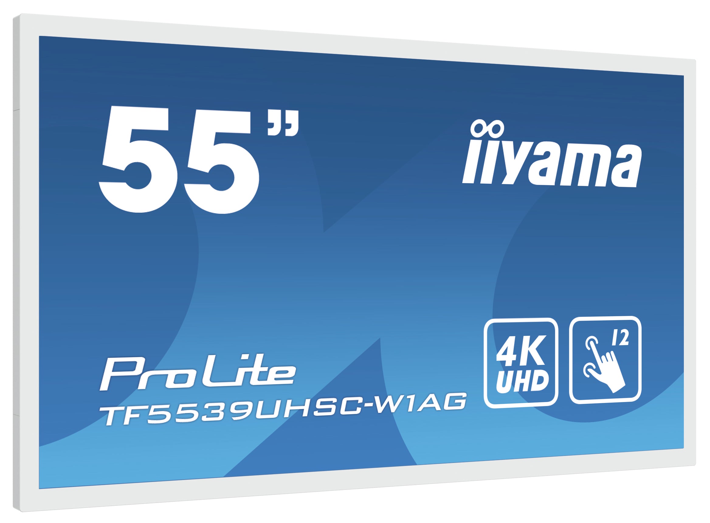 iiyama ProLite TF5539UHSC-W1AG écran plat de PC 139,7 cm (55") 3840 x 2160 pixels 4K Ultra HD LED Écran tactile Multi-utilisateur Blanc