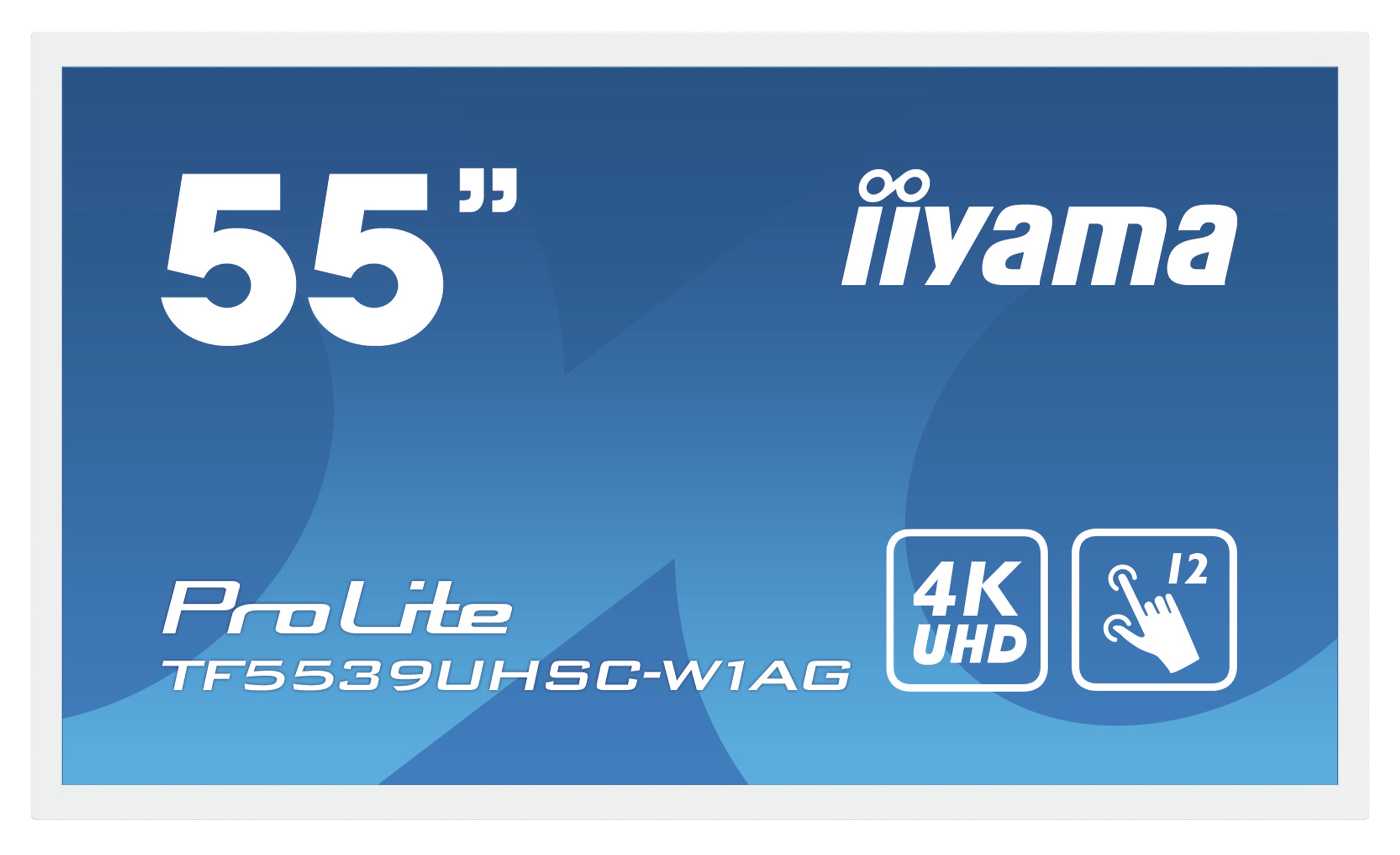 iiyama ProLite TF5539UHSC-W1AG écran plat de PC 139,7 cm (55") 3840 x 2160 pixels 4K Ultra HD LED Écran tactile Multi-utilisateur Blanc