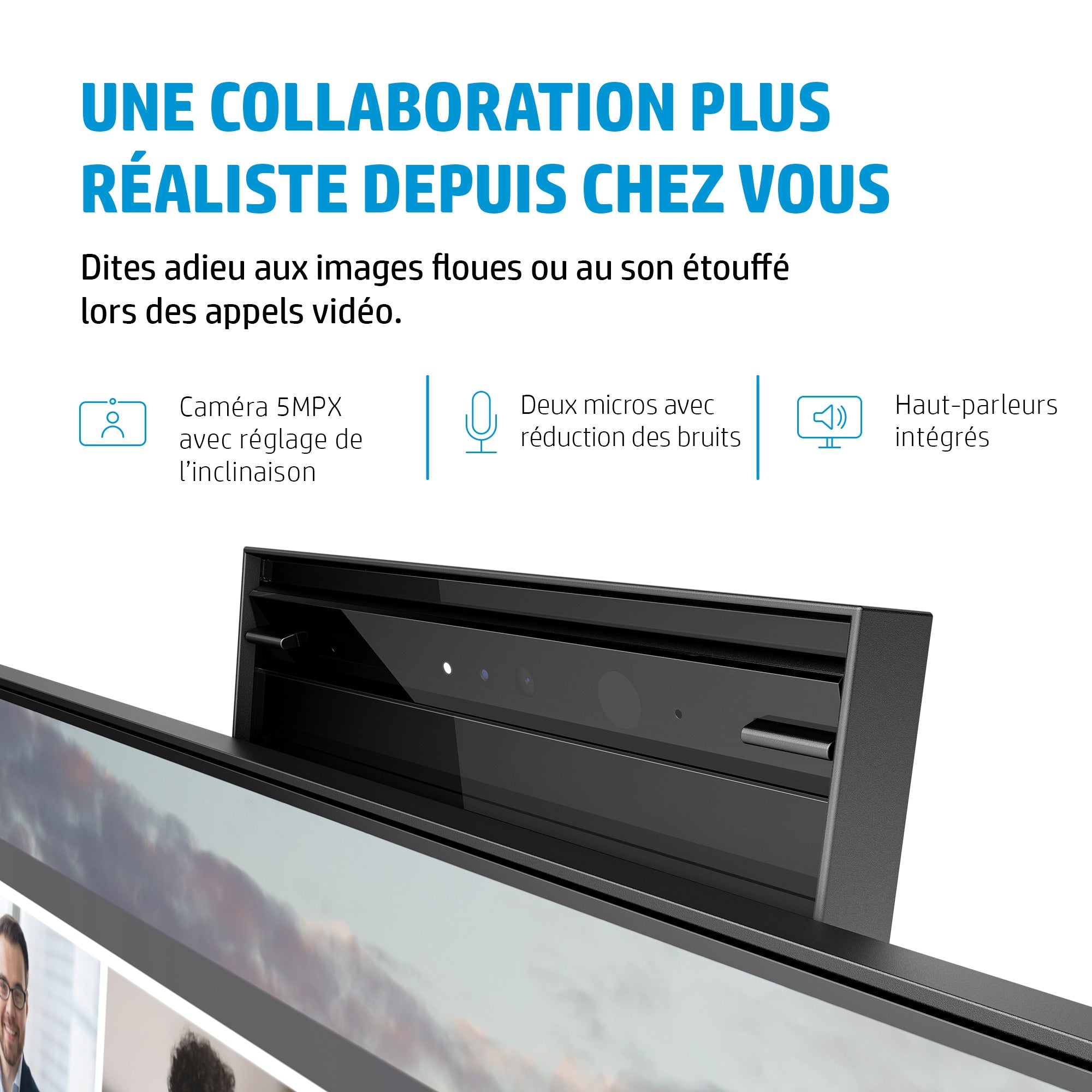HP E24m G4 écran plat de PC 60,5 cm (23.8") 1920 x 1080 pixels Full HD Noir, Argent