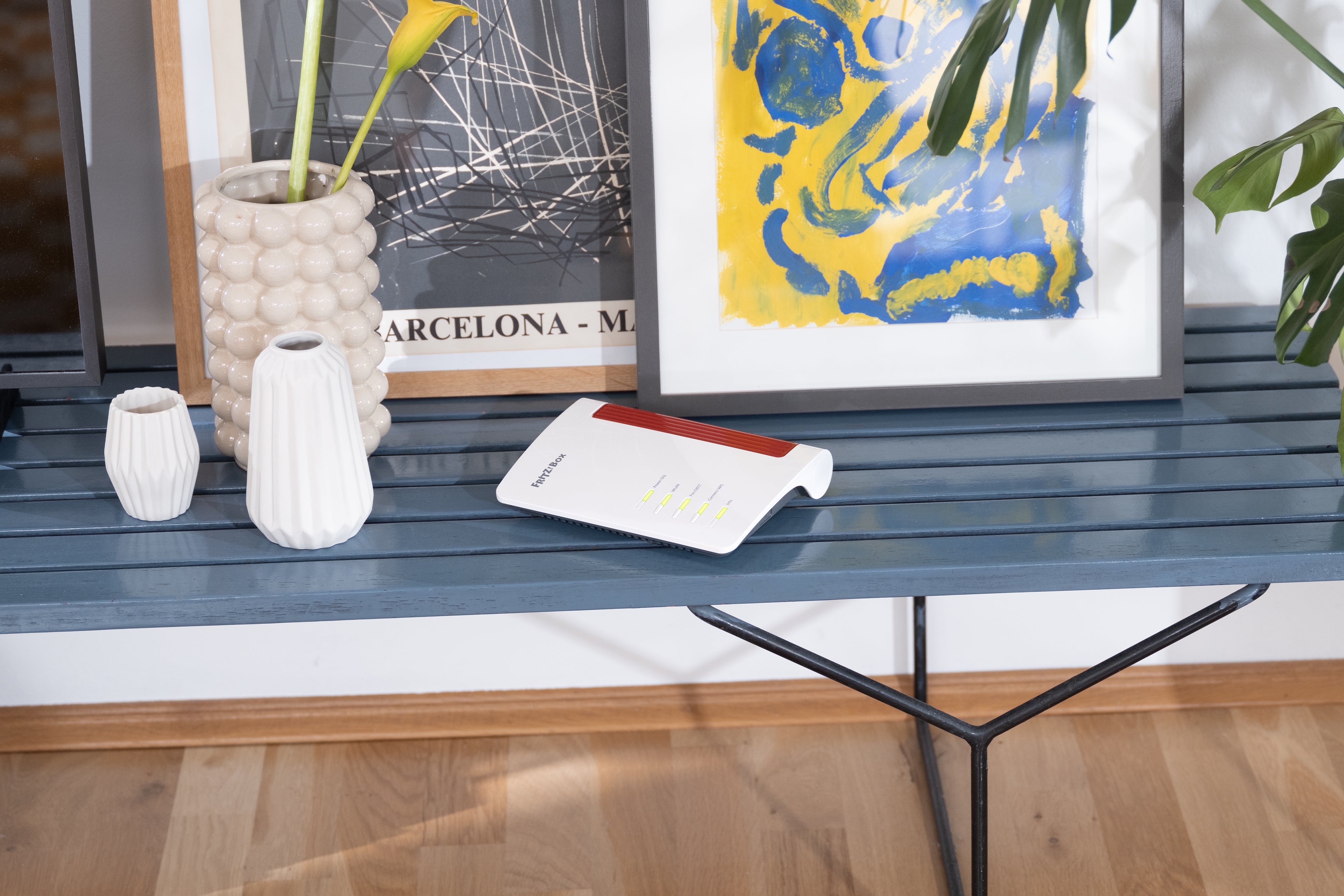 FRITZ!Box 7510 routeur sans fil Gigabit Ethernet Monobande (2,4 GHz) Blanc