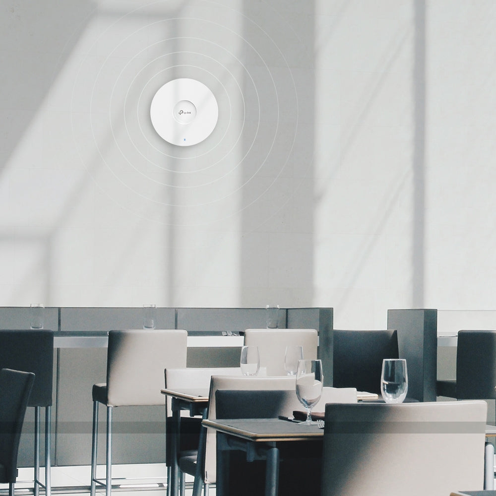 TP-Link Omada EAP650 point d'accès réseaux locaux sans fil 2976 Mbit/s Blanc Connexion Ethernet, supportant l'alimentation via ce port (PoE)
