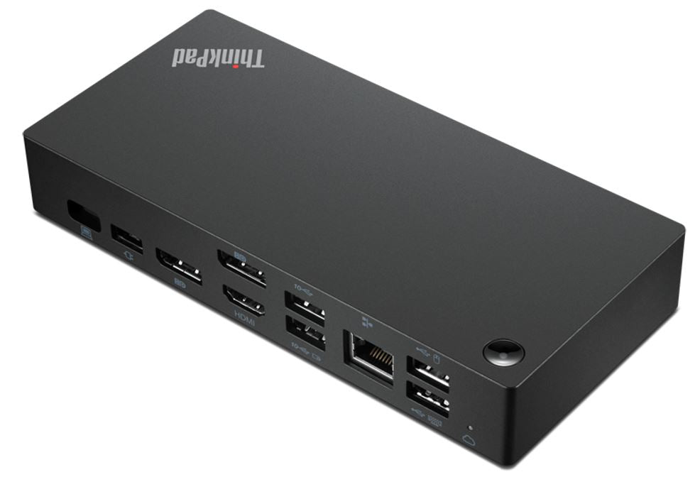 Lenovo ThinkPad Universal USB-C Smart Dock Avec fil USB 3.2 Gen 2 (3.1 Gen 2) Type-C Noir