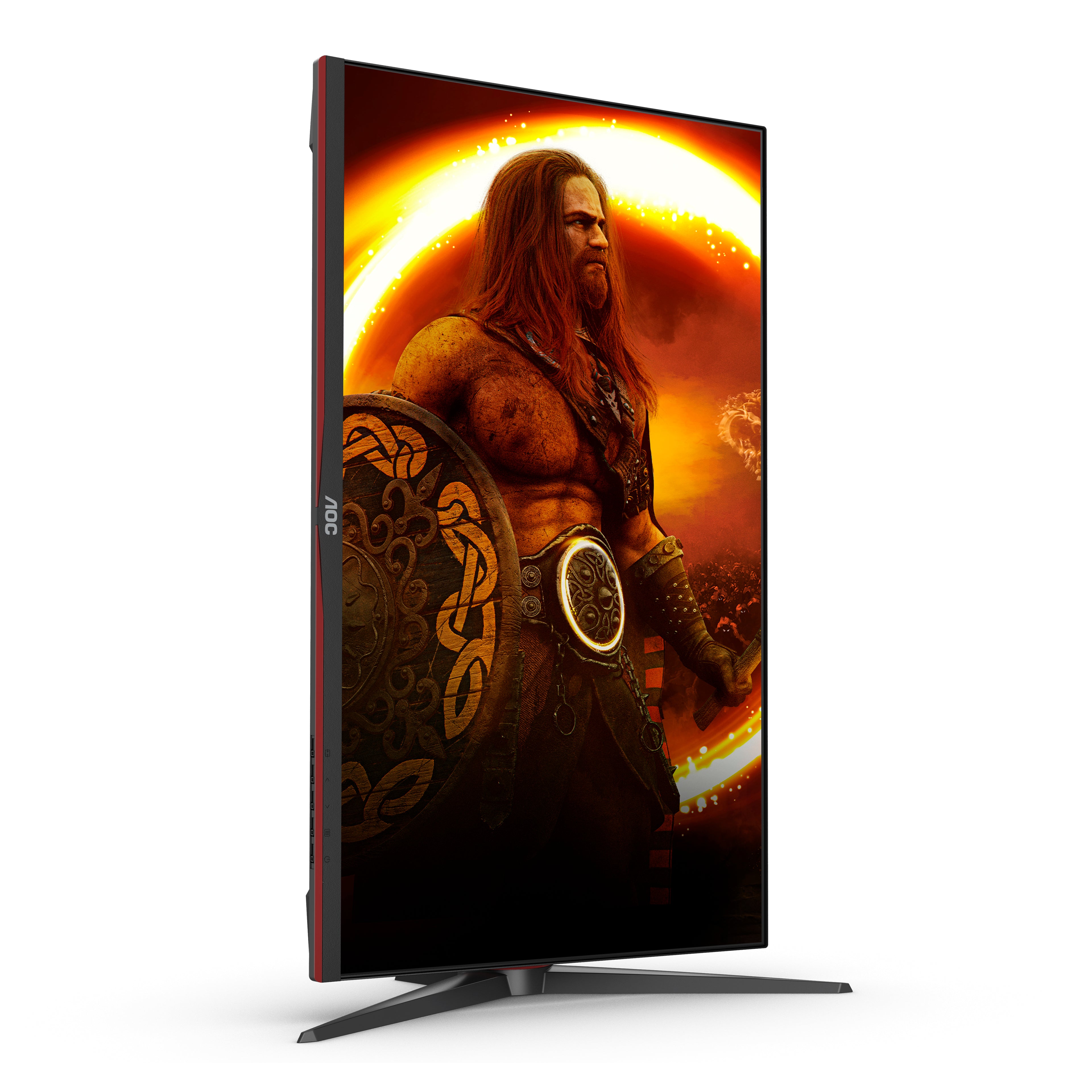 AOC G2 U28G2XU2/BK LED display 71,1 cm (28") 3840 x 2160 pixels 4K Ultra HD Noir, Rouge