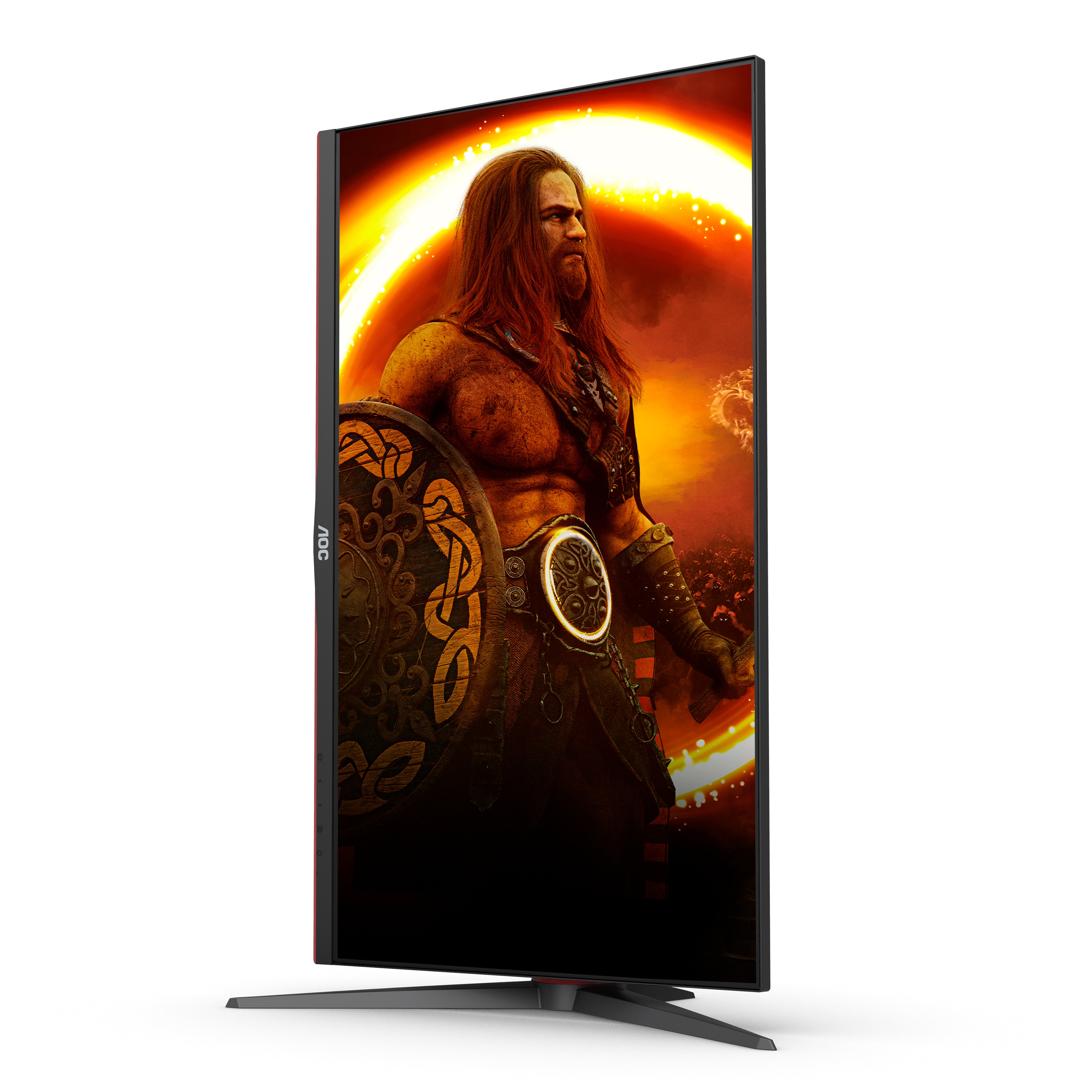 AOC G2 U28G2XU2/BK LED display 71,1 cm (28") 3840 x 2160 pixels 4K Ultra HD Noir, Rouge