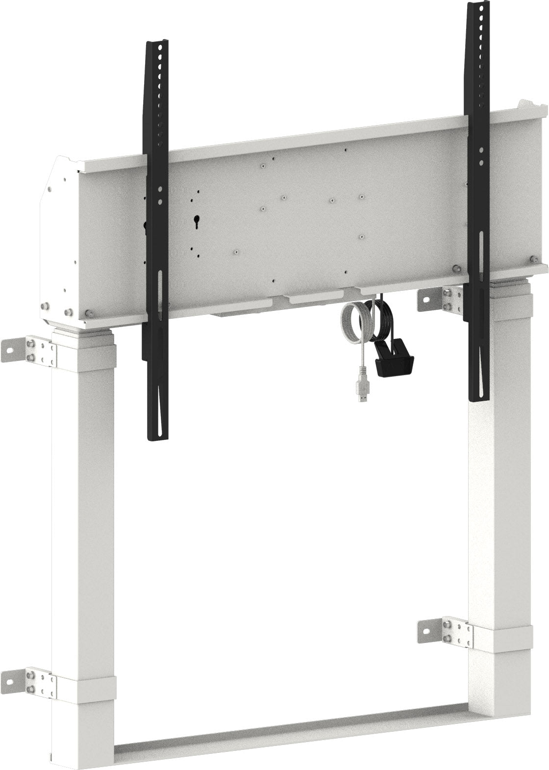 iiyama MD-WLIFT2031-W1 support d'écran plat pour bureau 2,67 m (105") Sol Blanc