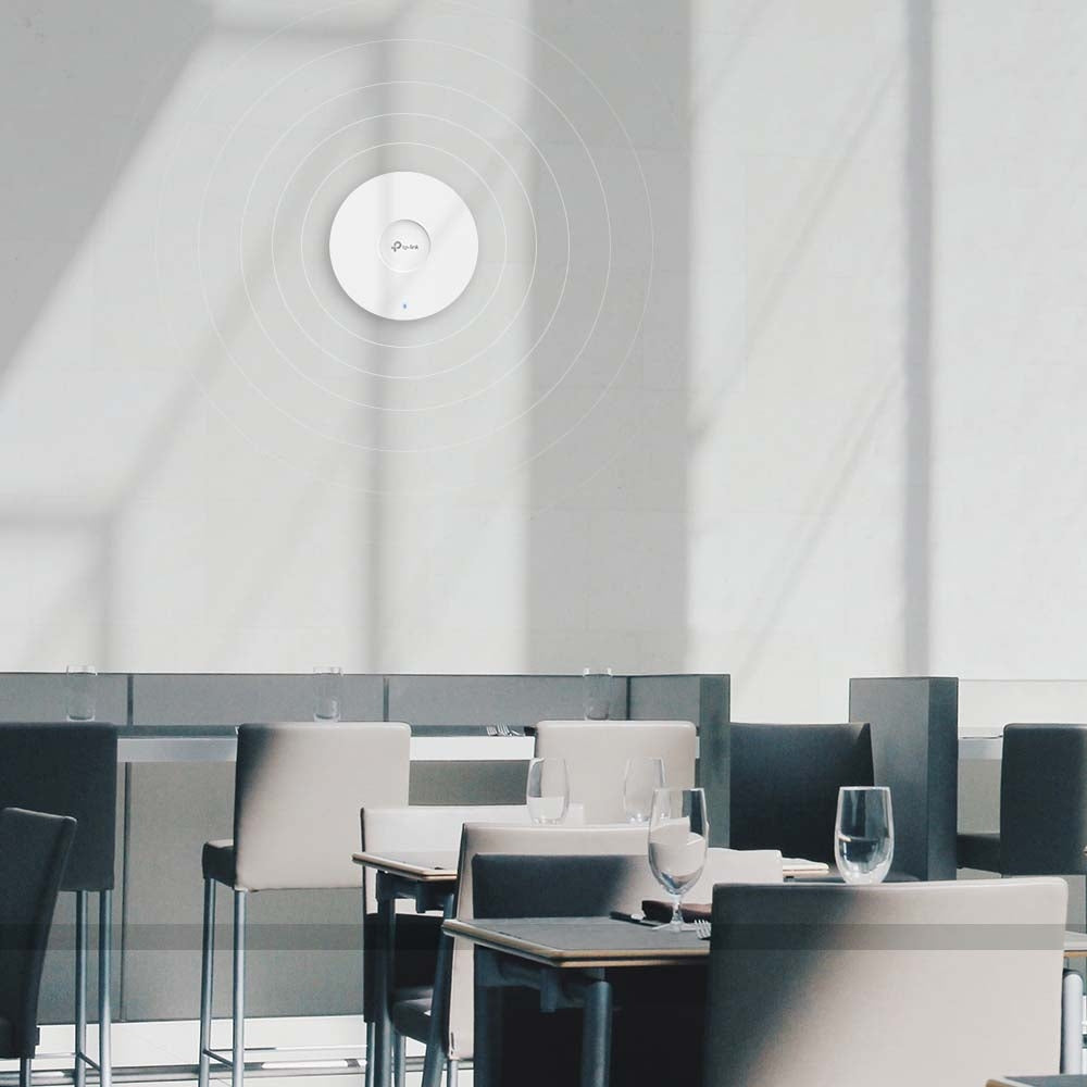 TP-Link Omada EAP613 point d'accès réseaux locaux sans fil 1775 Mbit/s Blanc Connexion Ethernet, supportant l'alimentation via ce port (PoE)