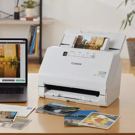 Canon RS40 Alimentation feuille à feuille de scanner 600 x 600 DPI Blanc