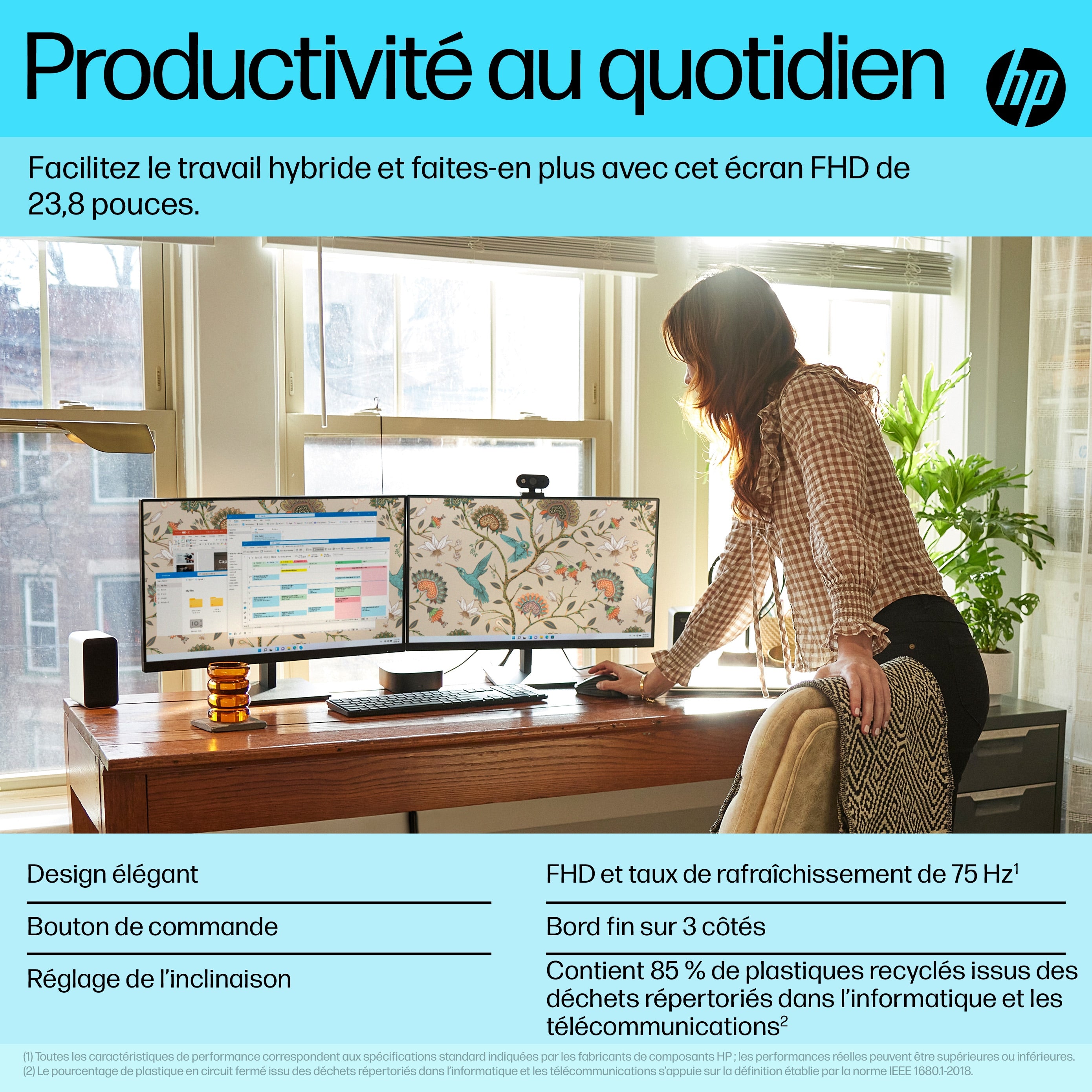 HP Écran FHD P24v G5