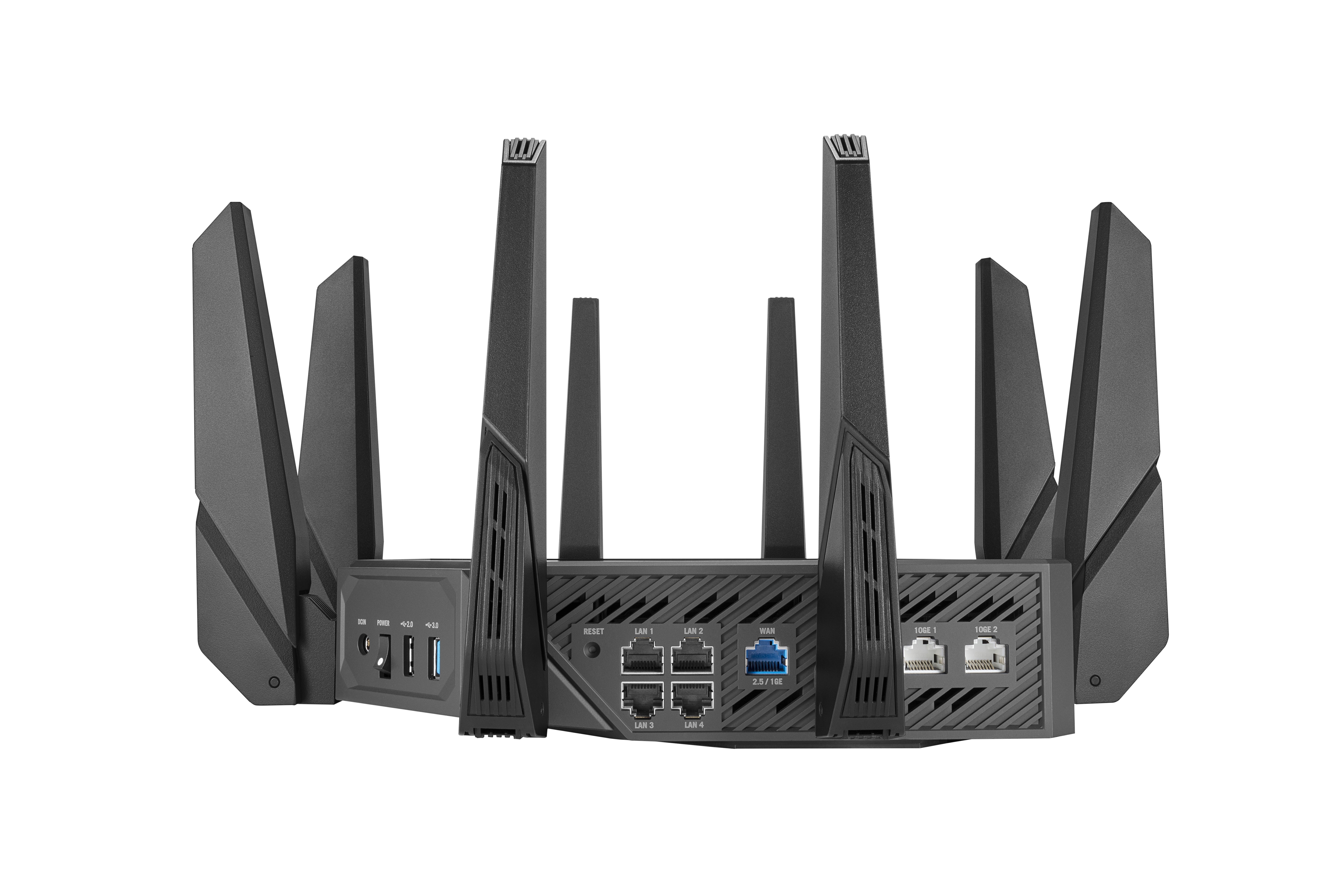 ASUS ROG Rapture GT-AXE16000 routeur sans fil 10 Gigabit Ethernet Tri-bande (2,4 GHz / 5 GHz / 6 GHz) Noir