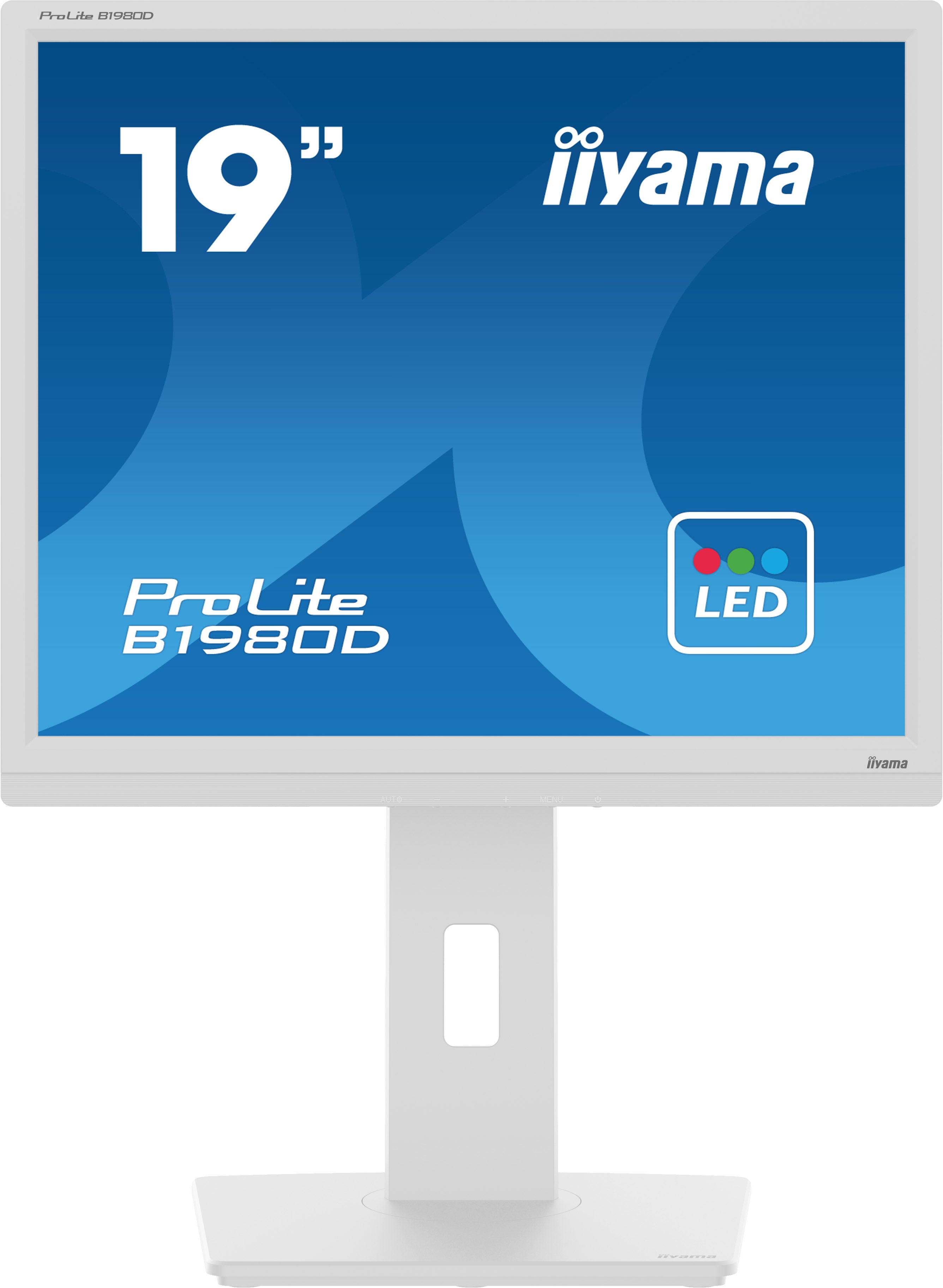 iiyama ProLite B1980D-W5 écran plat de PC 48,3 cm (19") 1280 x 1024 pixels SXGA LCD Blanc