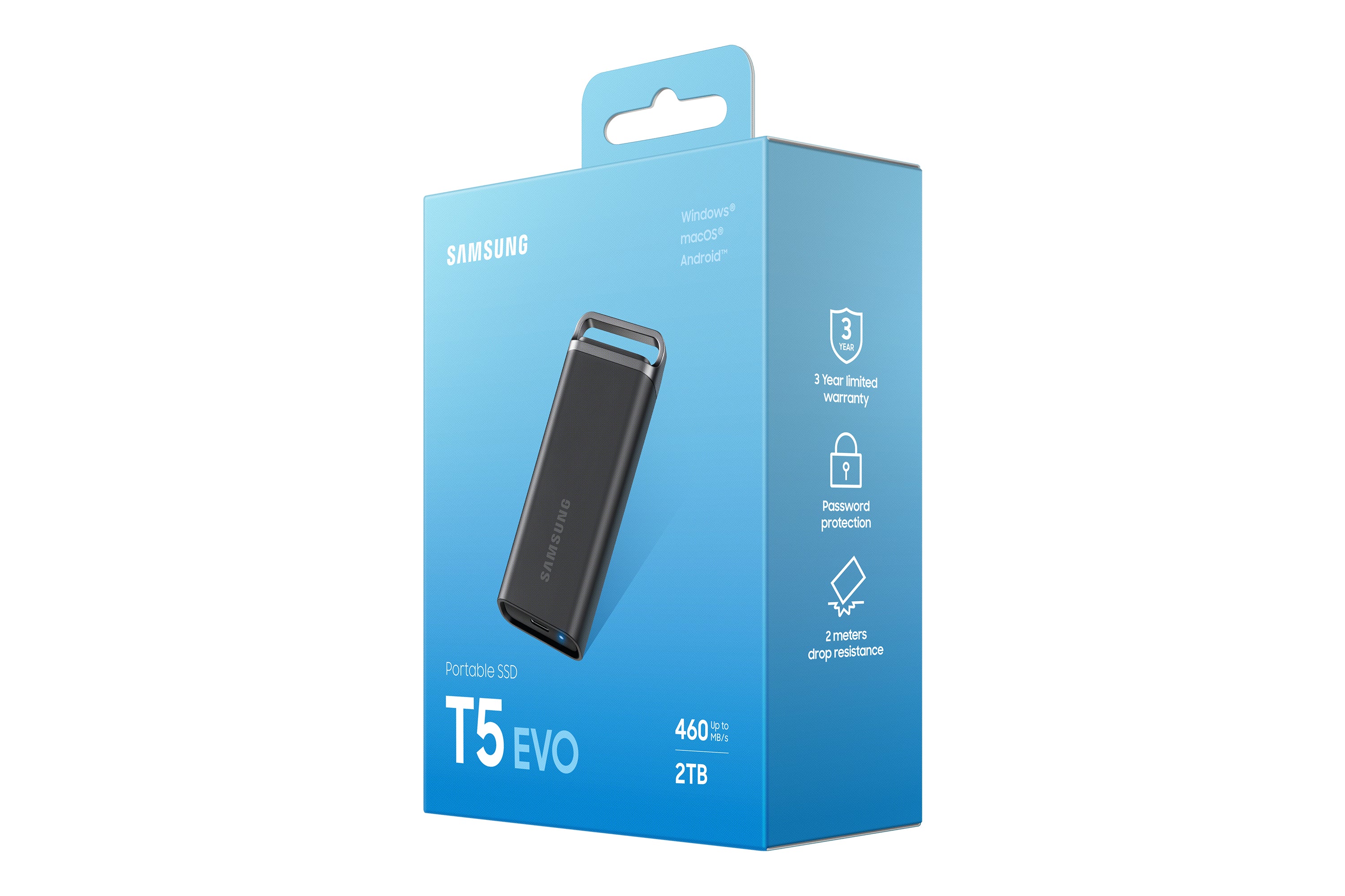 Samsung MU-PH2T0S 2 To 3.2 Gen 1 (3.1 Gen 1) Noir