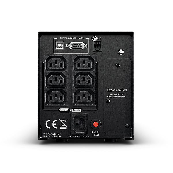 CyberPower PR750ELCD alimentation d'énergie non interruptible Interactivité de ligne 0,75 kVA 675 W 6 sortie(s) CA